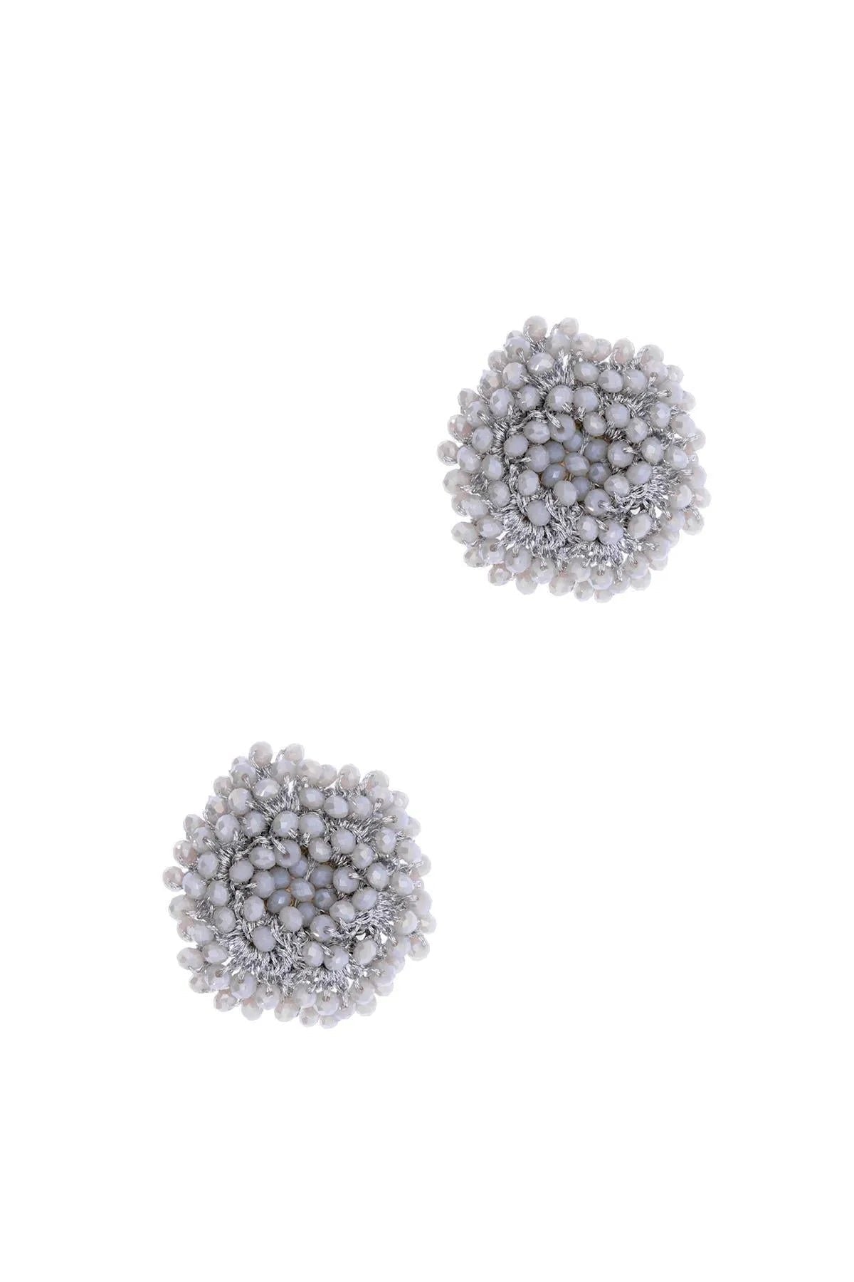 Samooh Beaded Clip-On Stud Earring