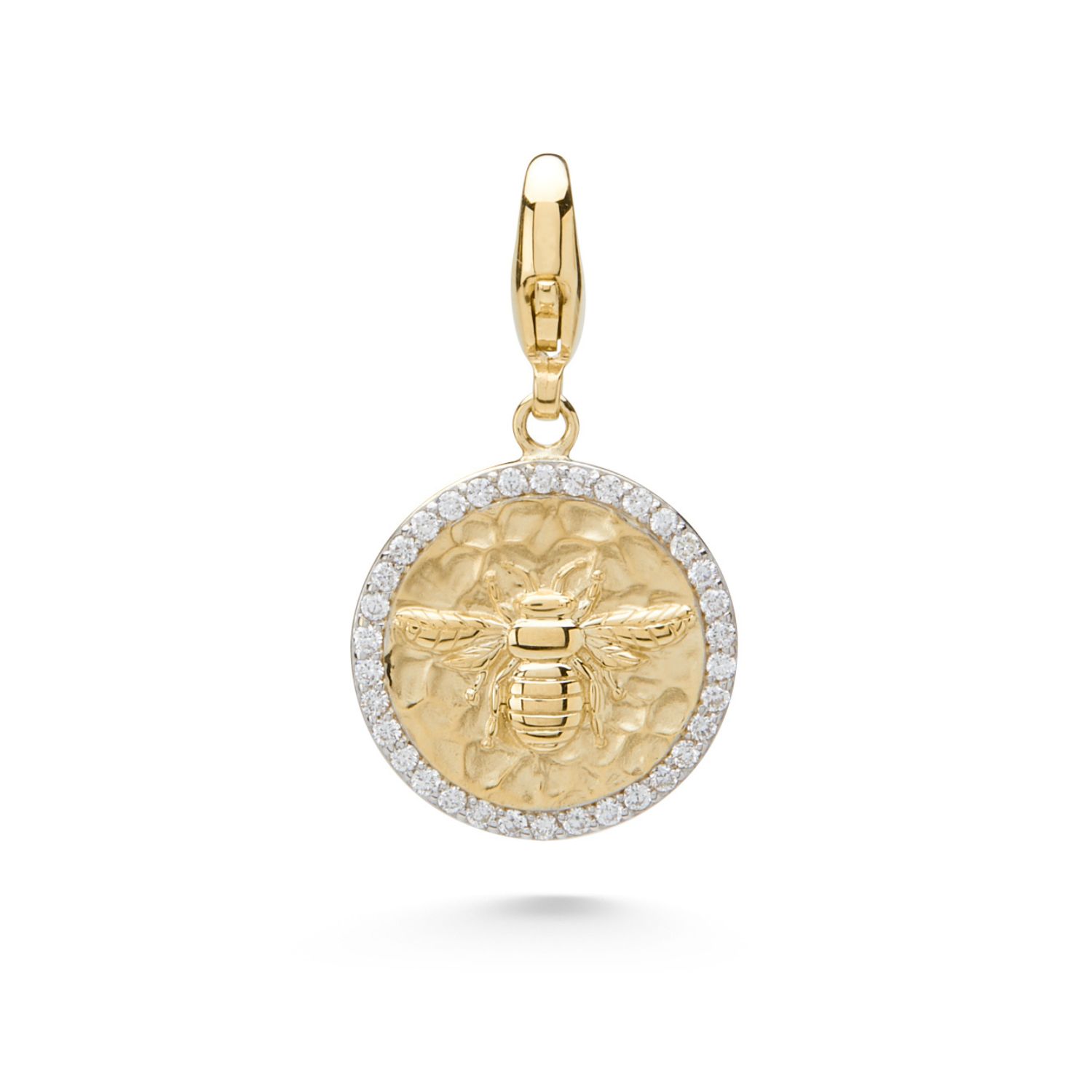 Sancus Bee Charm - Recycled Gold & Lab Grown Diamonds