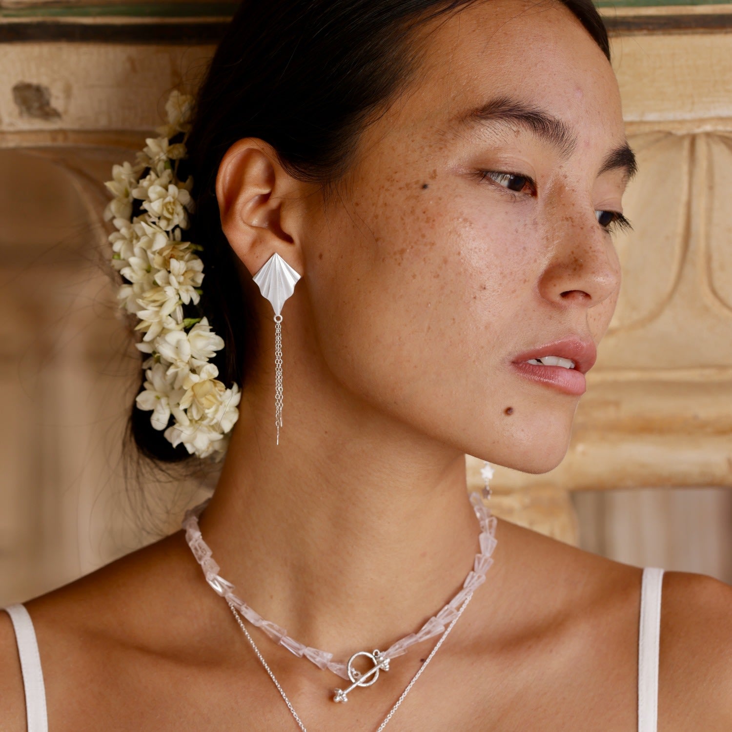 Sankranti Kite Earrings - Sterling Silver