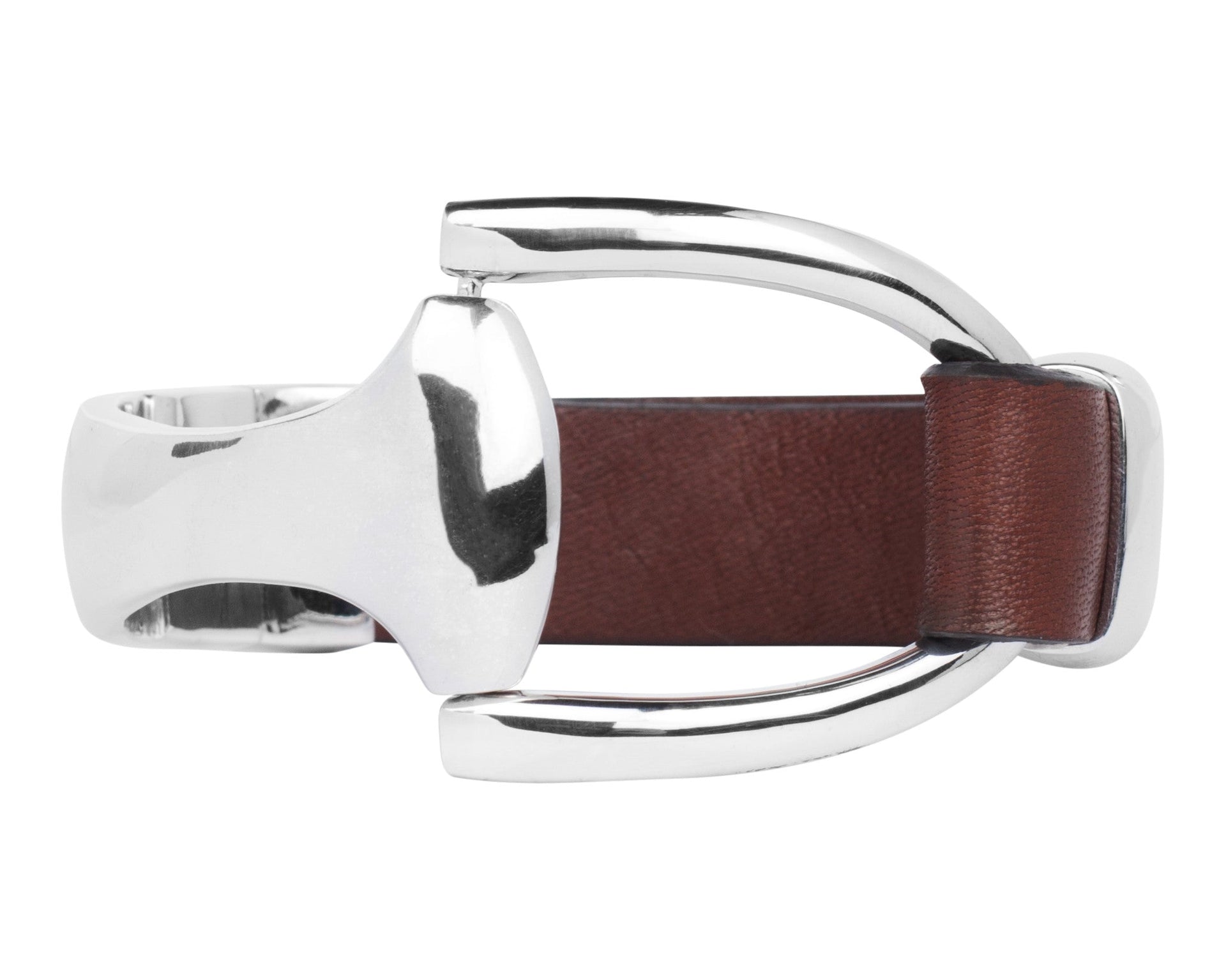 Santa Clara Bangle In Polished Sterling Silver By Vincent Peach