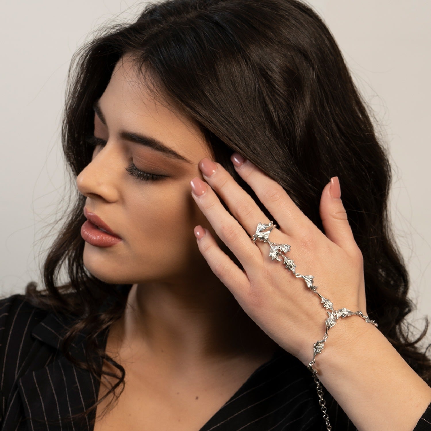 Santafè Unaloe Hand Kissed Sterling Silver