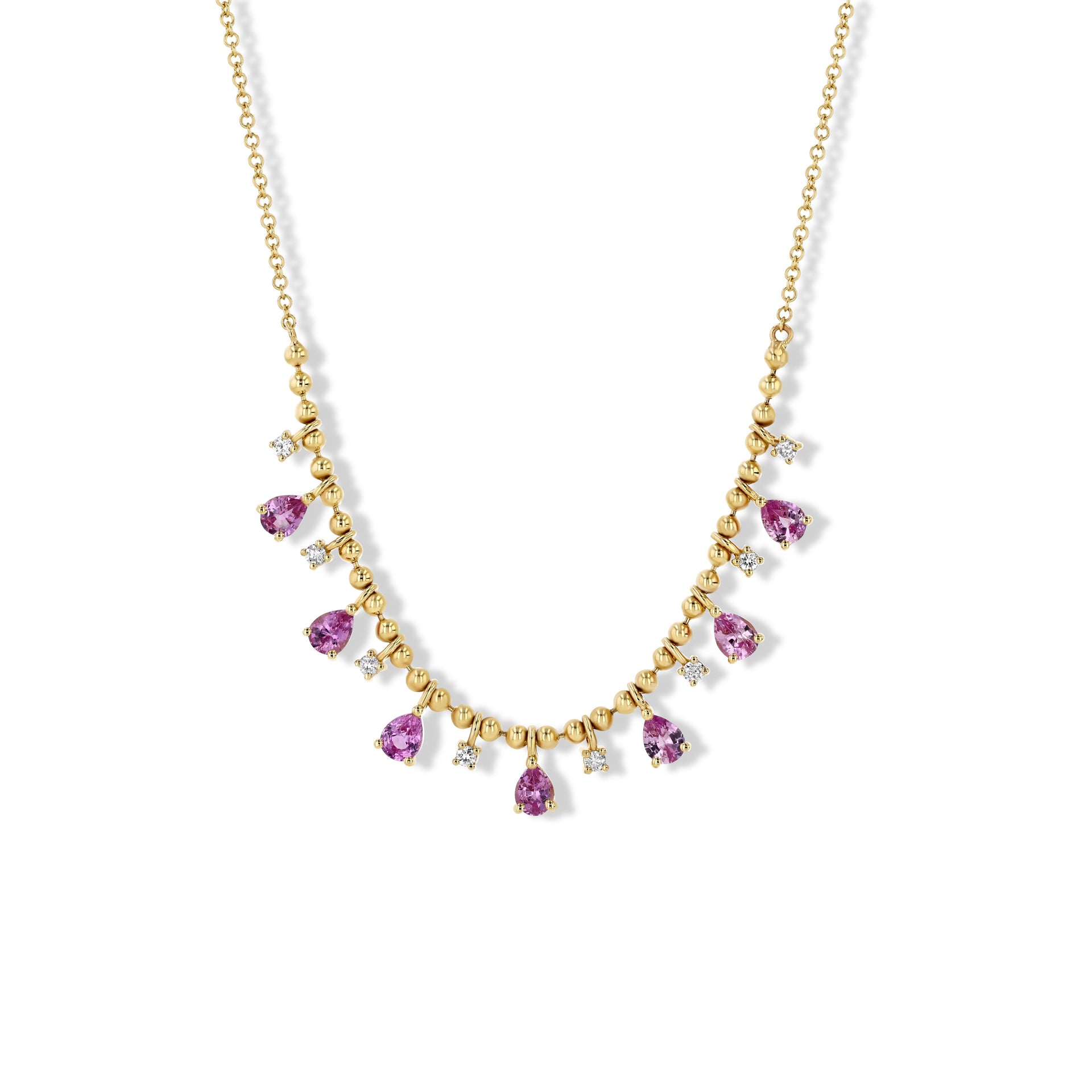 Sapphire & Diamond Necklace