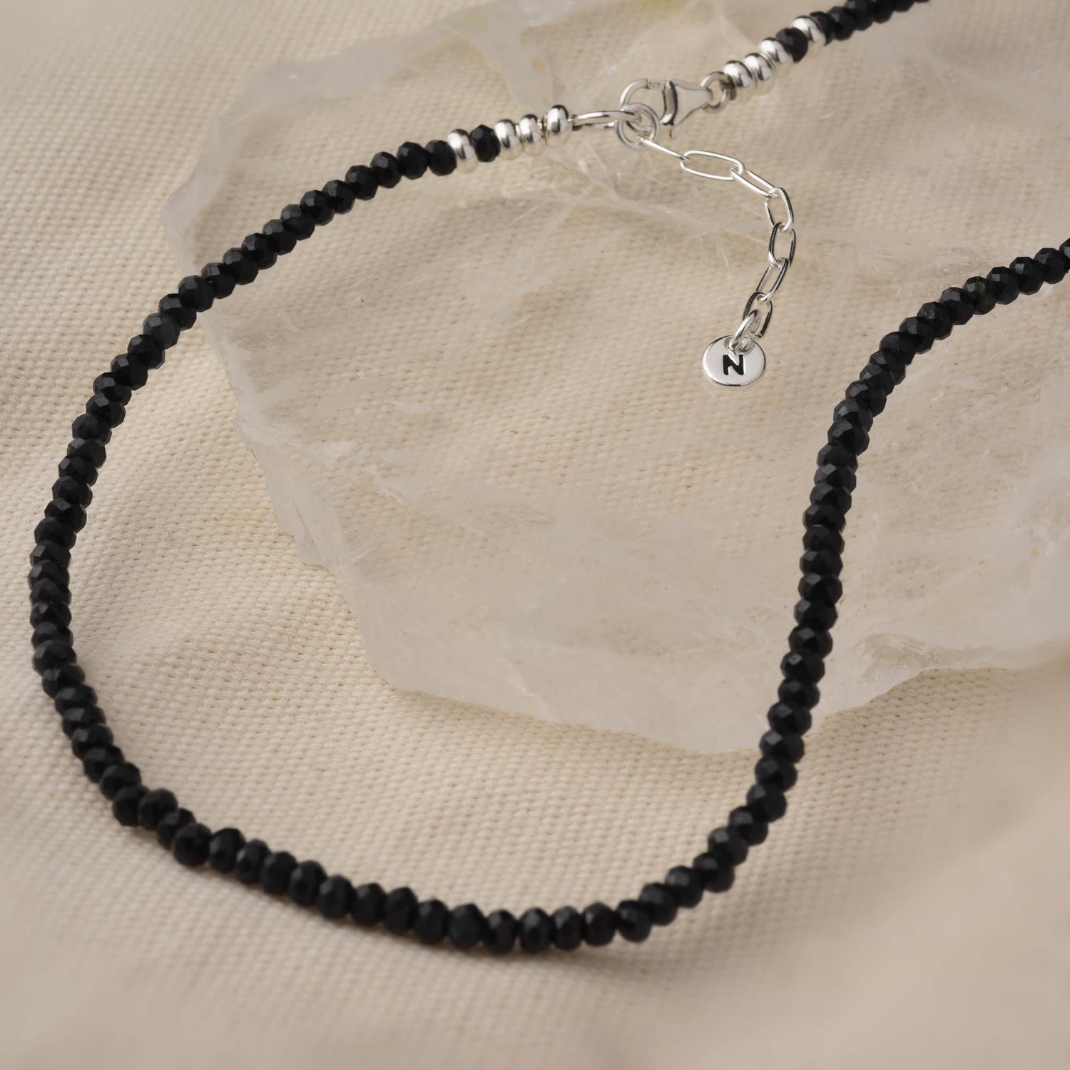 Sapphire Mini Bead Necklace