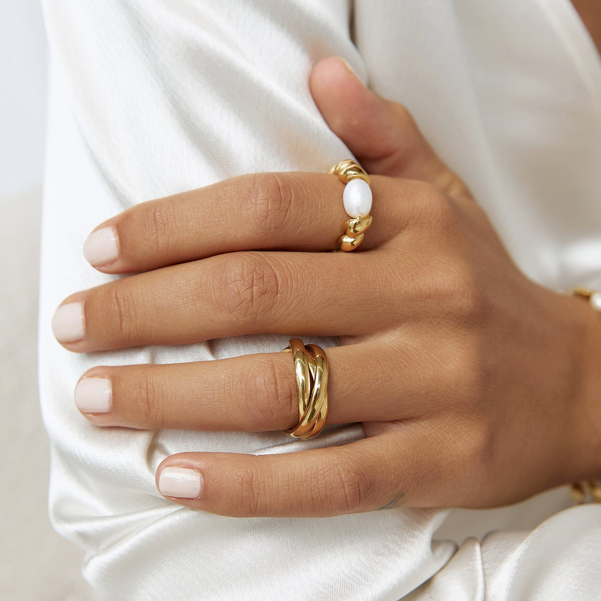 Sasha Trio Ring Gold