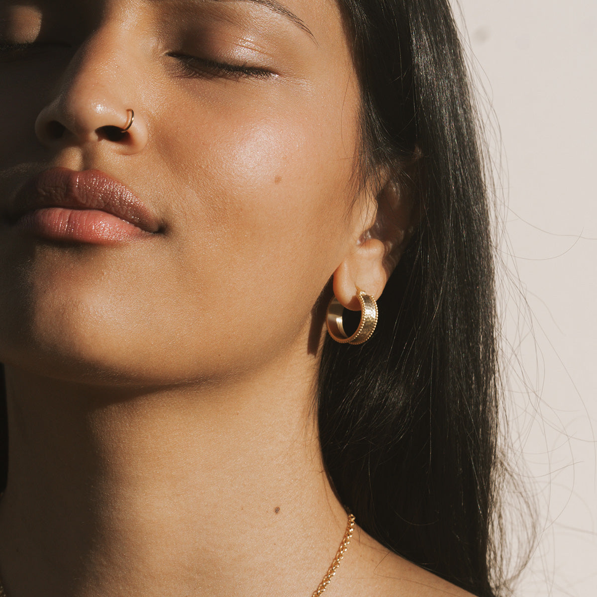 Circle of Truth Hoop Earrings