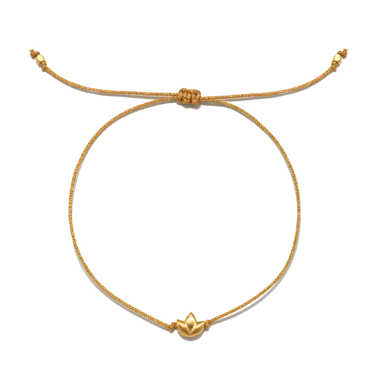 New Beginnings Lotus Cord Bracelet