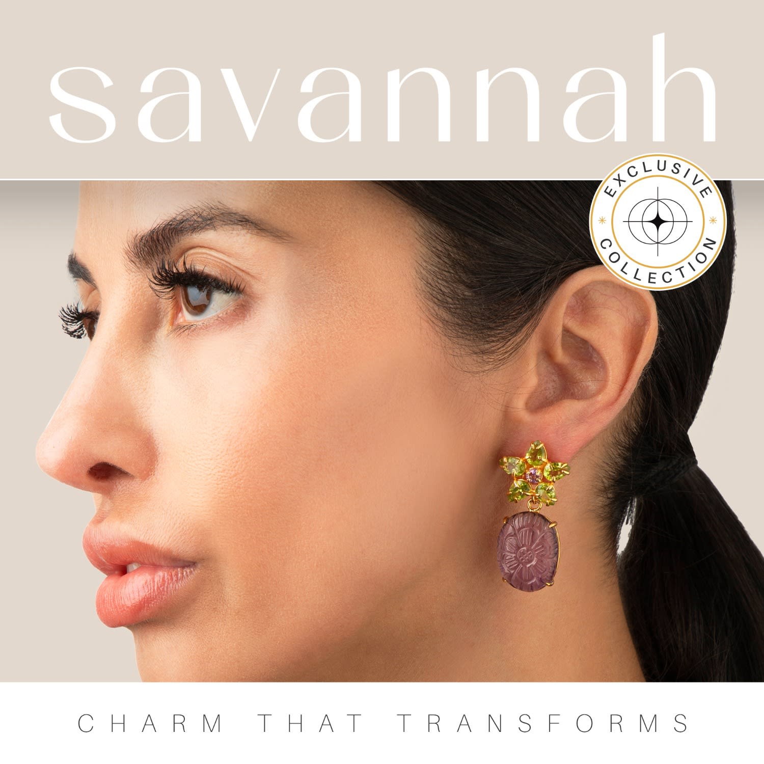 Savannah Earrings Clip On