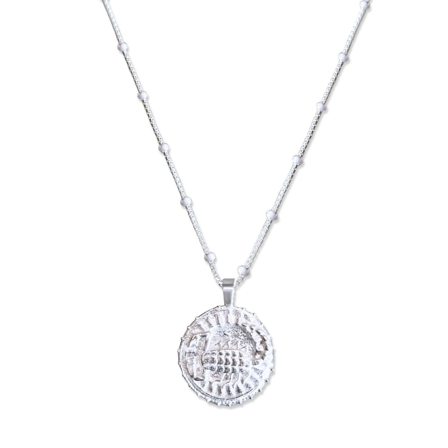 Scorpio Zodiac Manifesting Necklace *Double Sided* - Sterling Silver