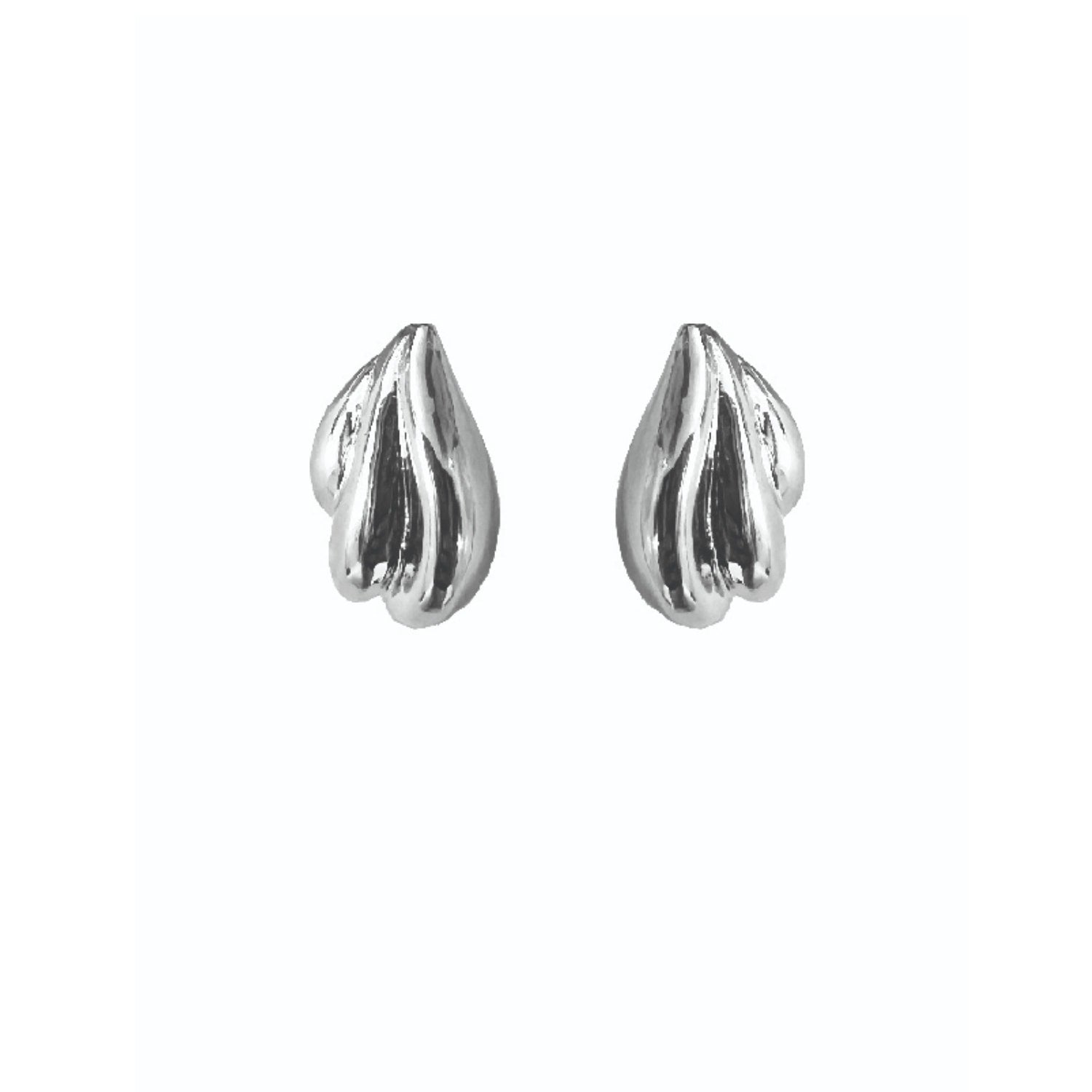 Sculptural Statement Stud Earrings