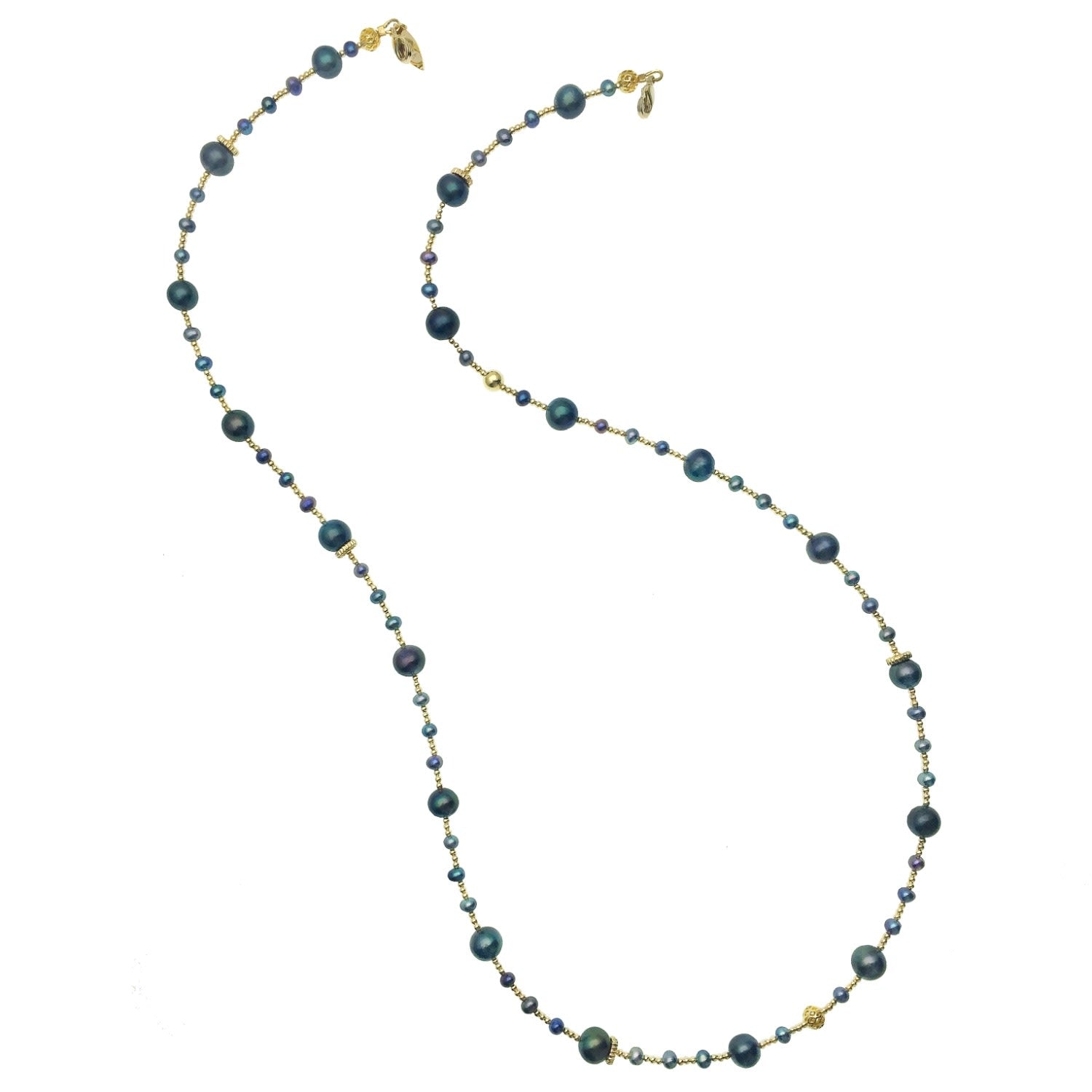 Removable Black Freshwater Pearls Glasses Chain