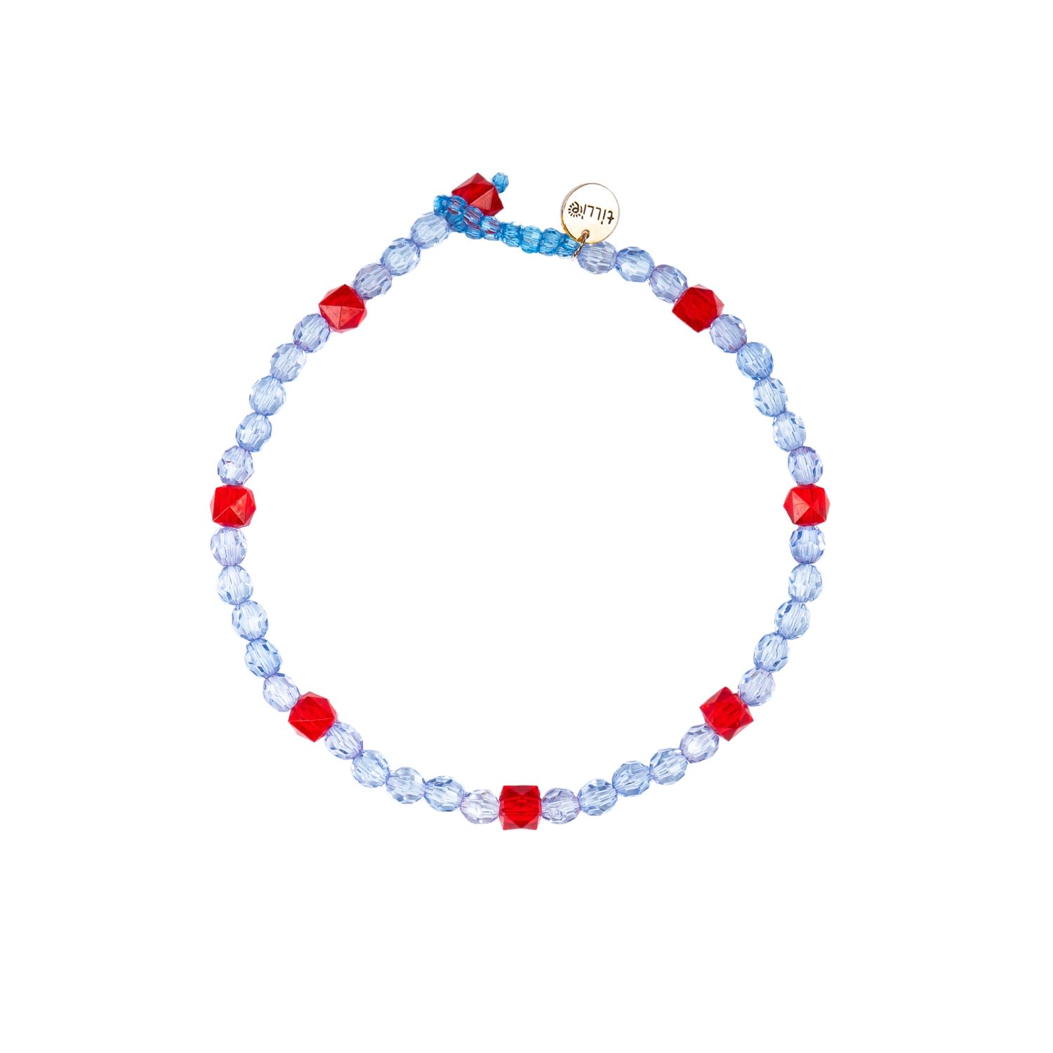 Sea Blue Daily Wear Carnival Bead Necklace