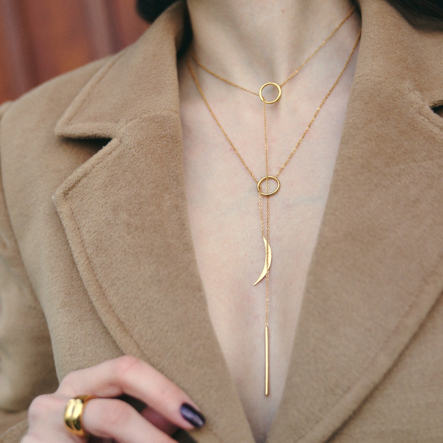 The Serenity - Minimalist Necklace 24K Gold Plated