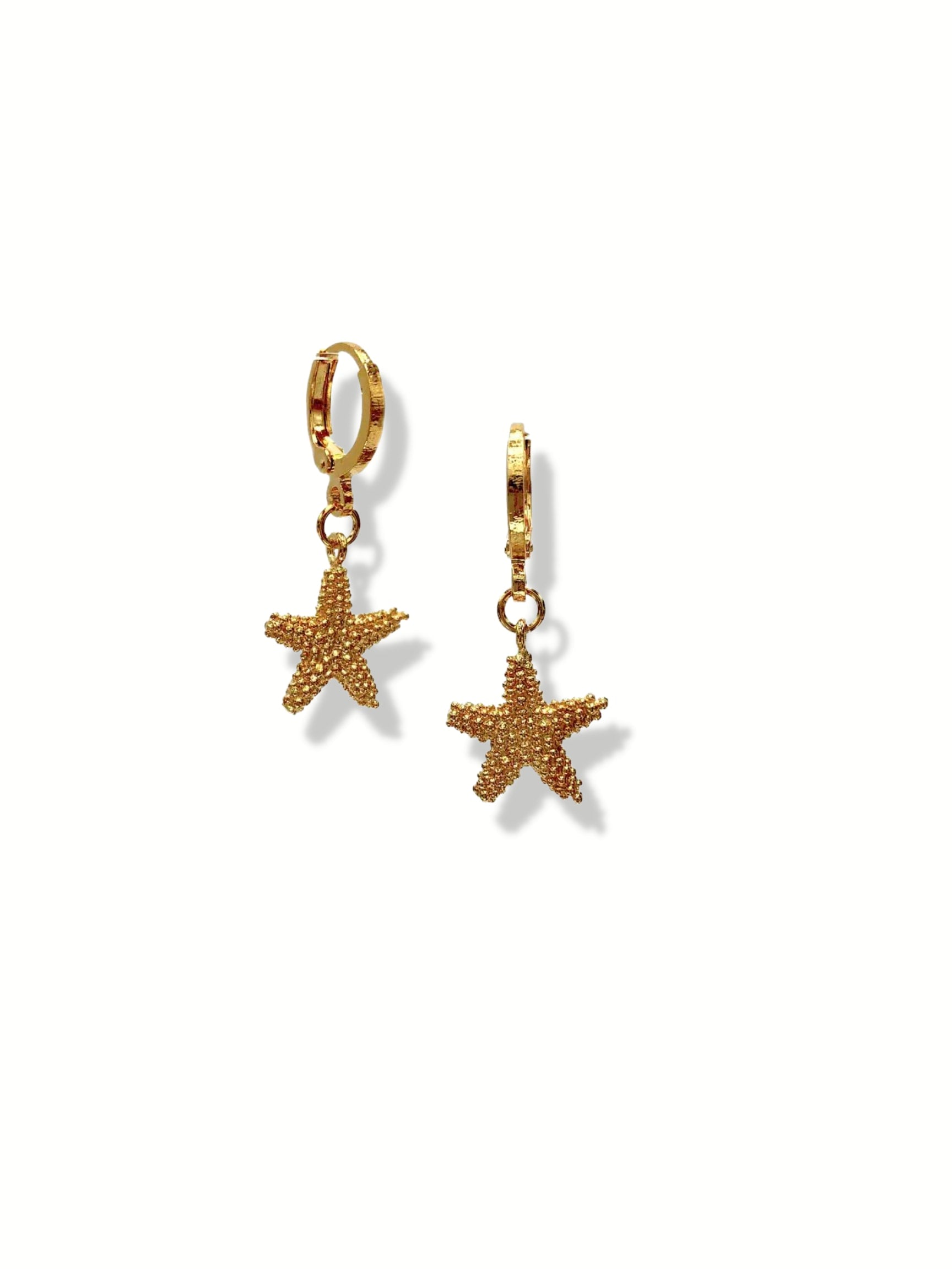 Sea Star Lever Back Earrings