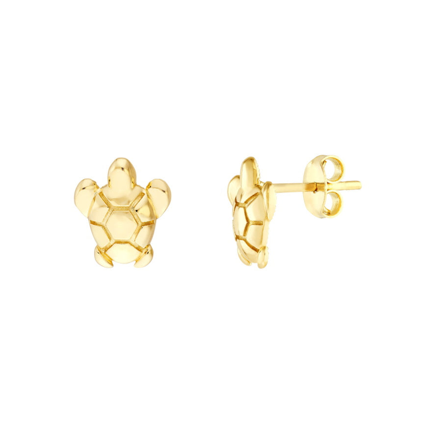 Sea Turtle Earrings Studs