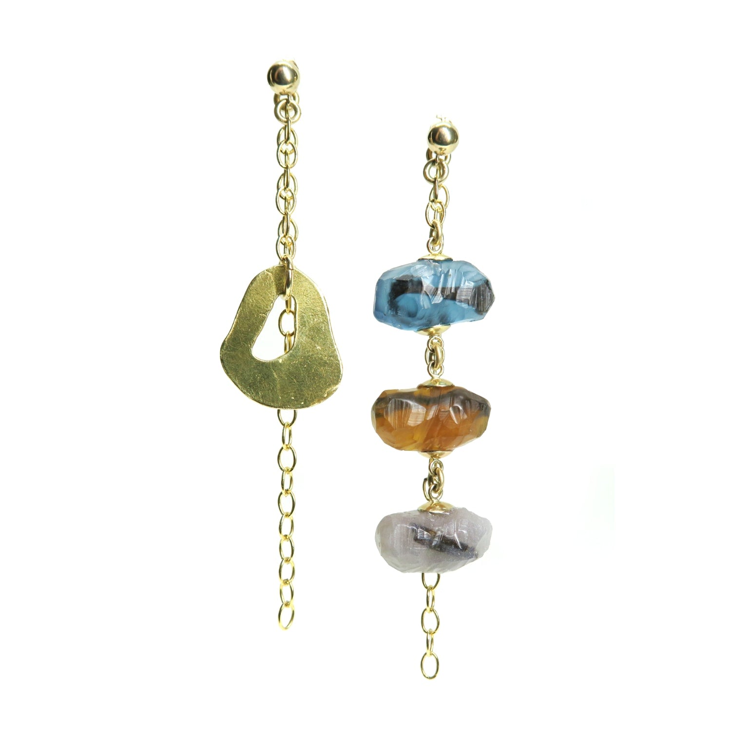 Seaborg Earrings - Gold