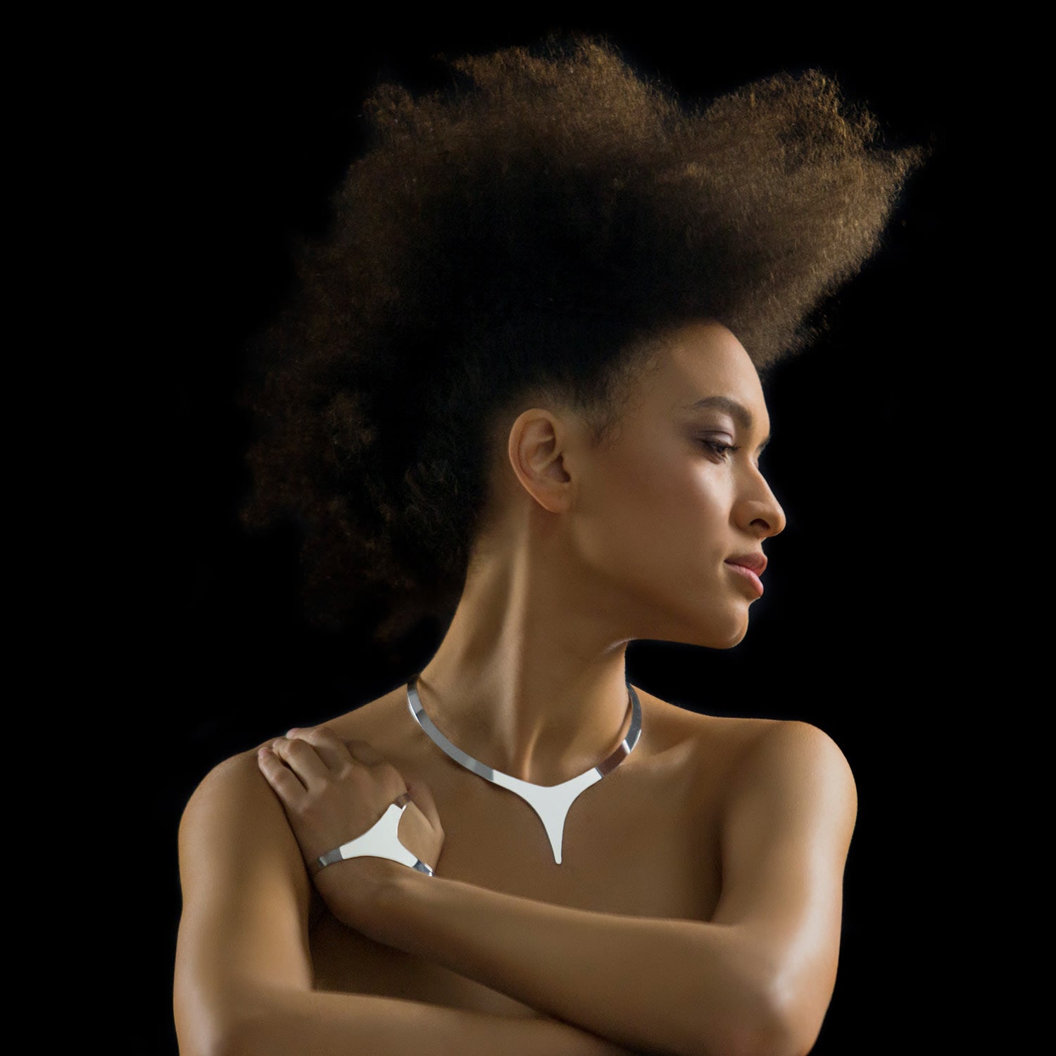 Seduction Palm Cuff – High Polish – Left