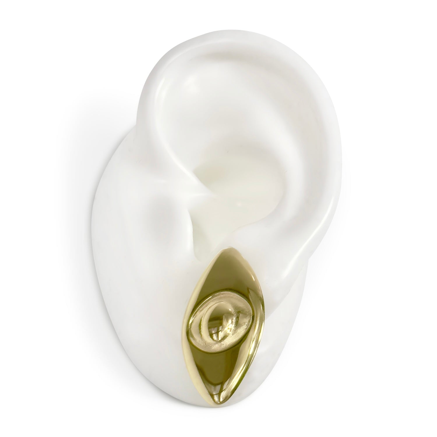 Athena Evil Eye Earrings Yellow Gold