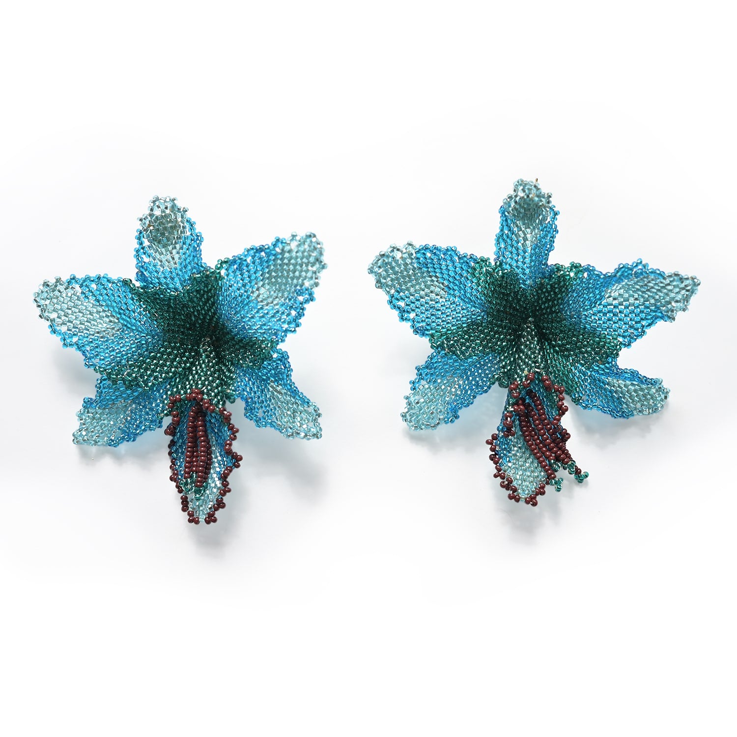 Selva | Blue Orchid Earrings