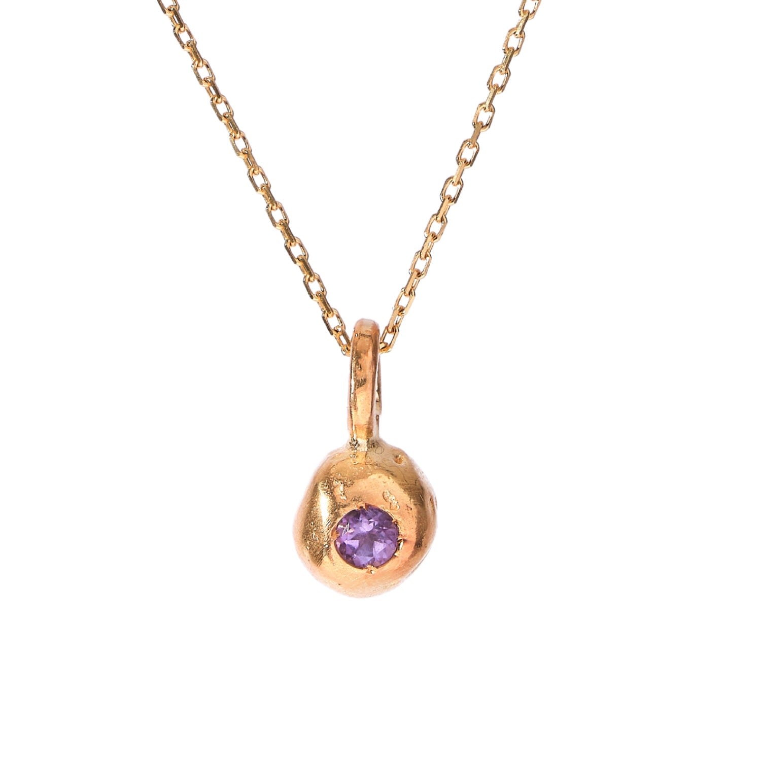 Sentio Amethyst Birthstone Necklace - Aquarius - February