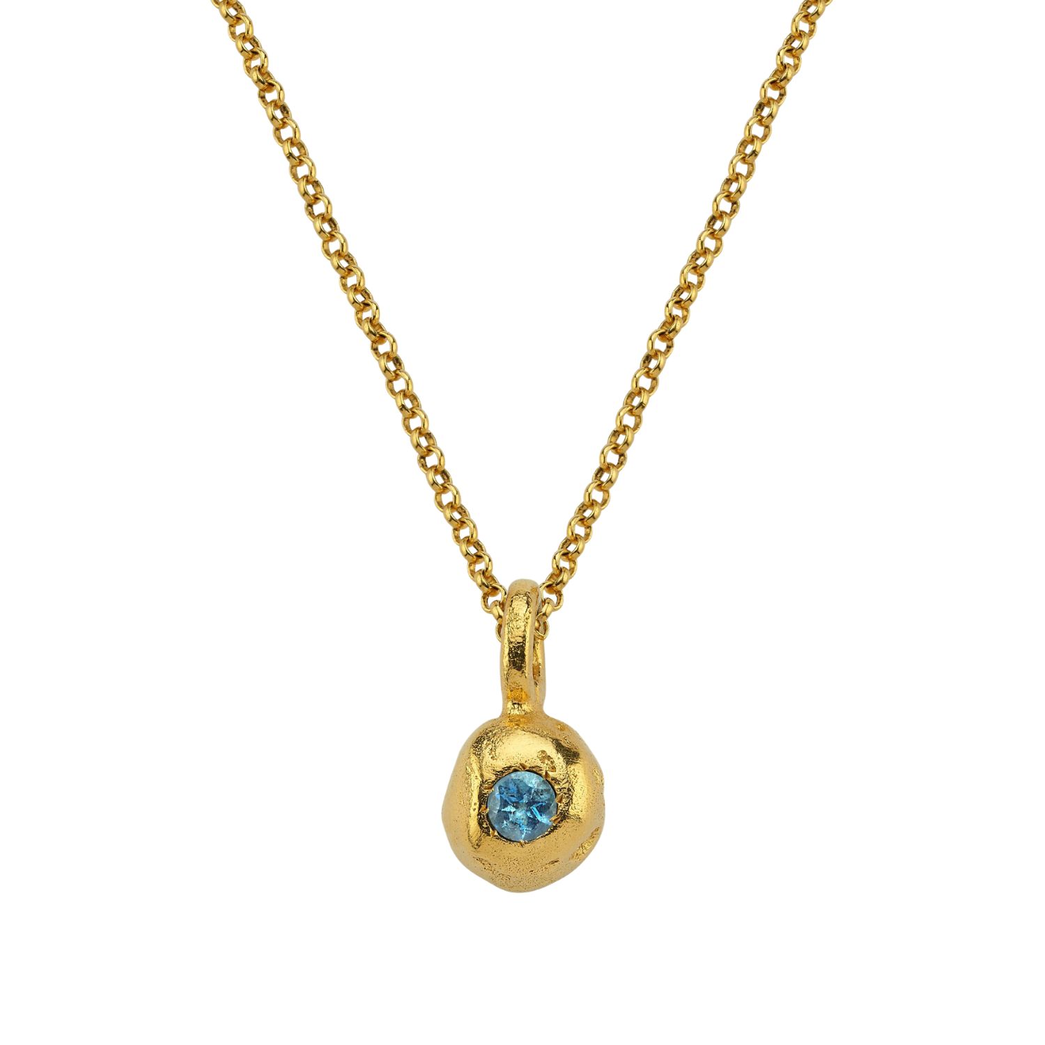 Aegea Aquamarine Necklace