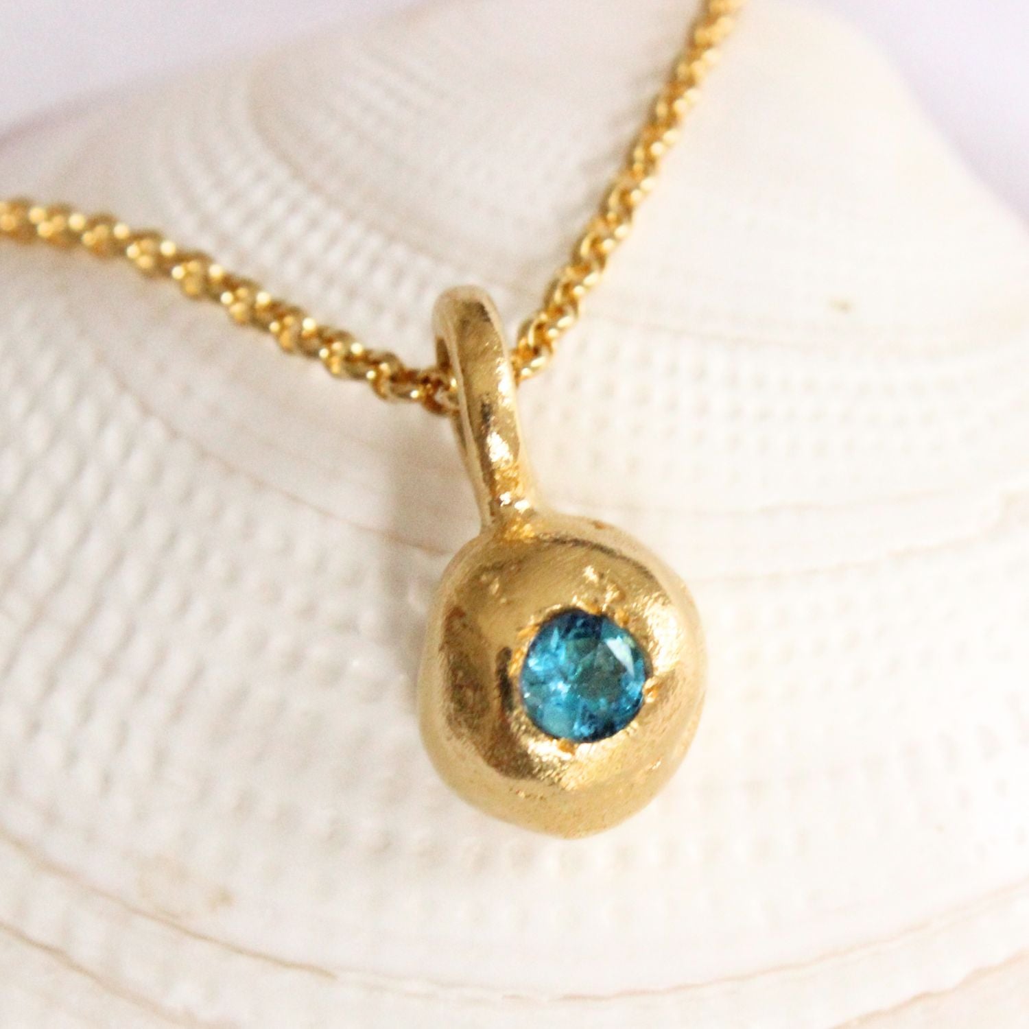 Aegea Aquamarine Necklace