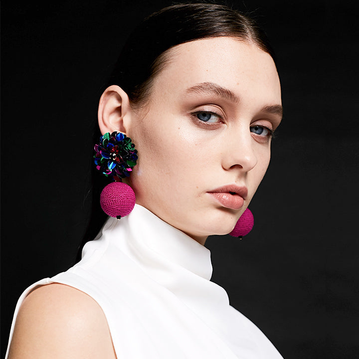 Blossom Bon Bon Fuchsia Earrings