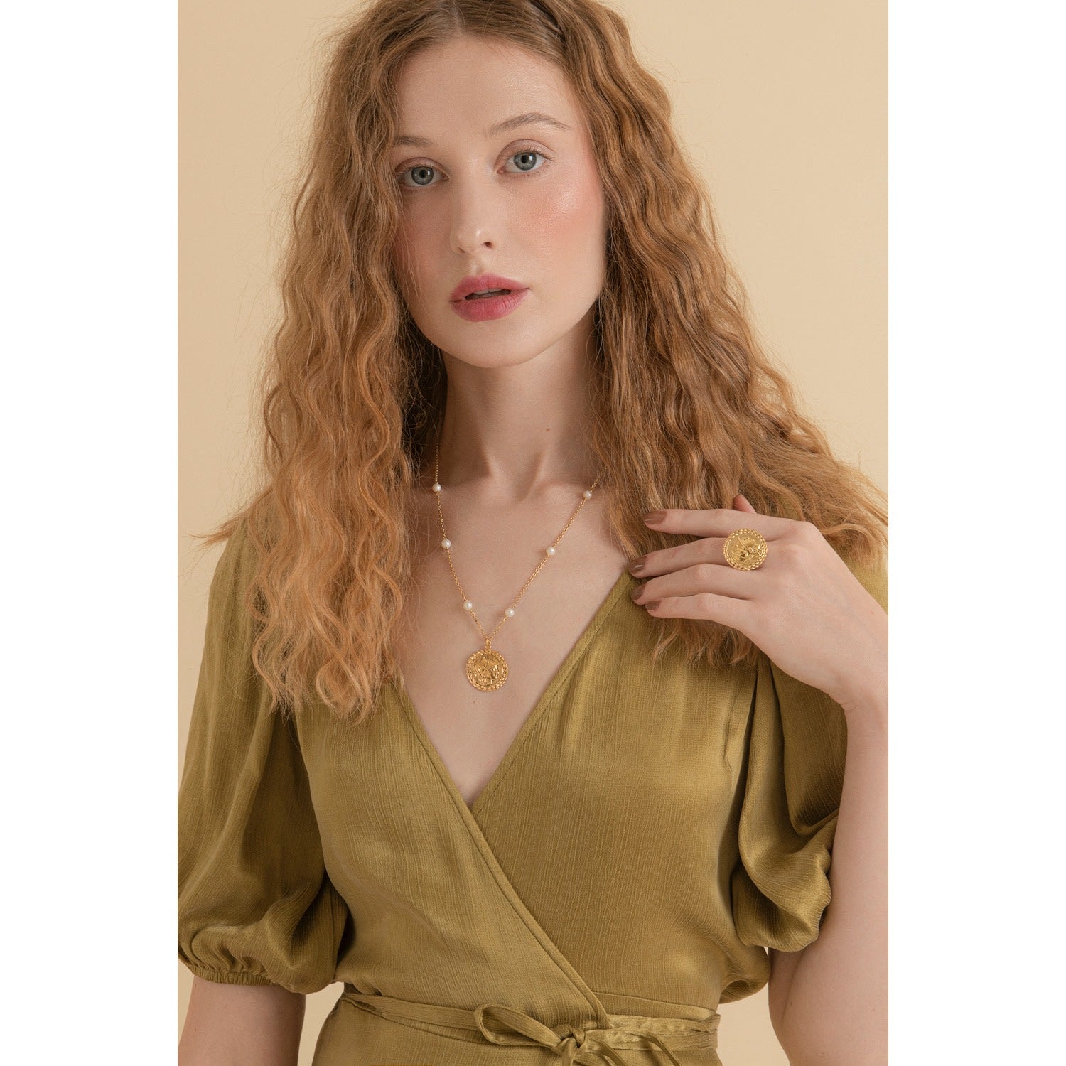 Athena Medallion Necklace