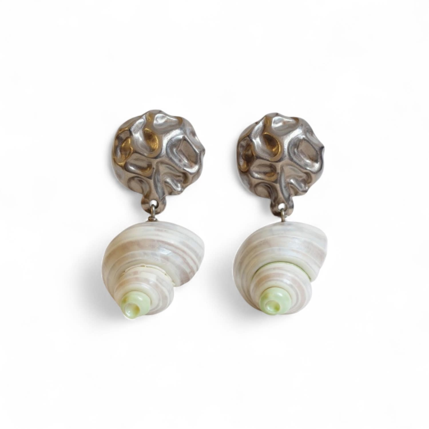Shell Statement Earrings