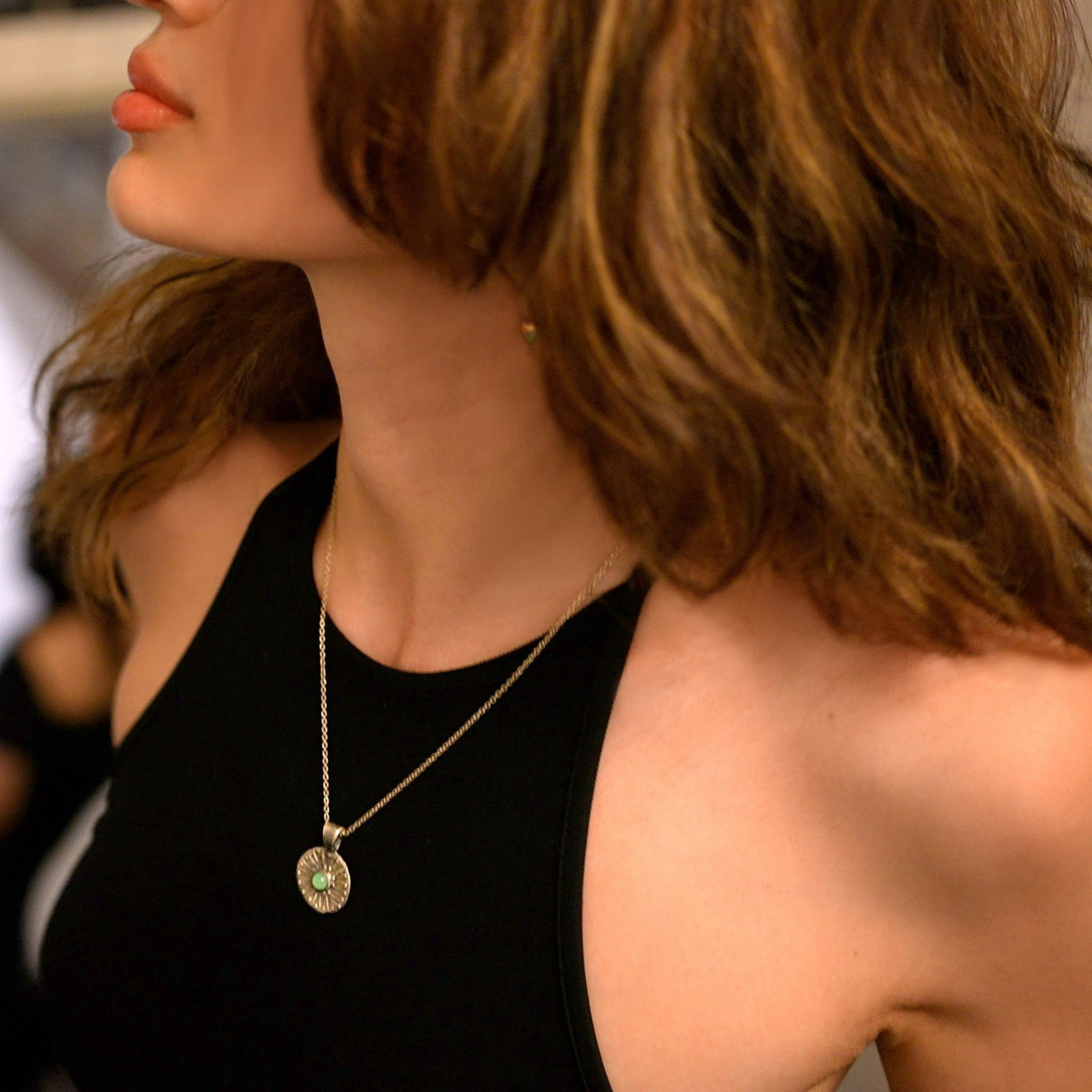 The Shield Pendant in silver