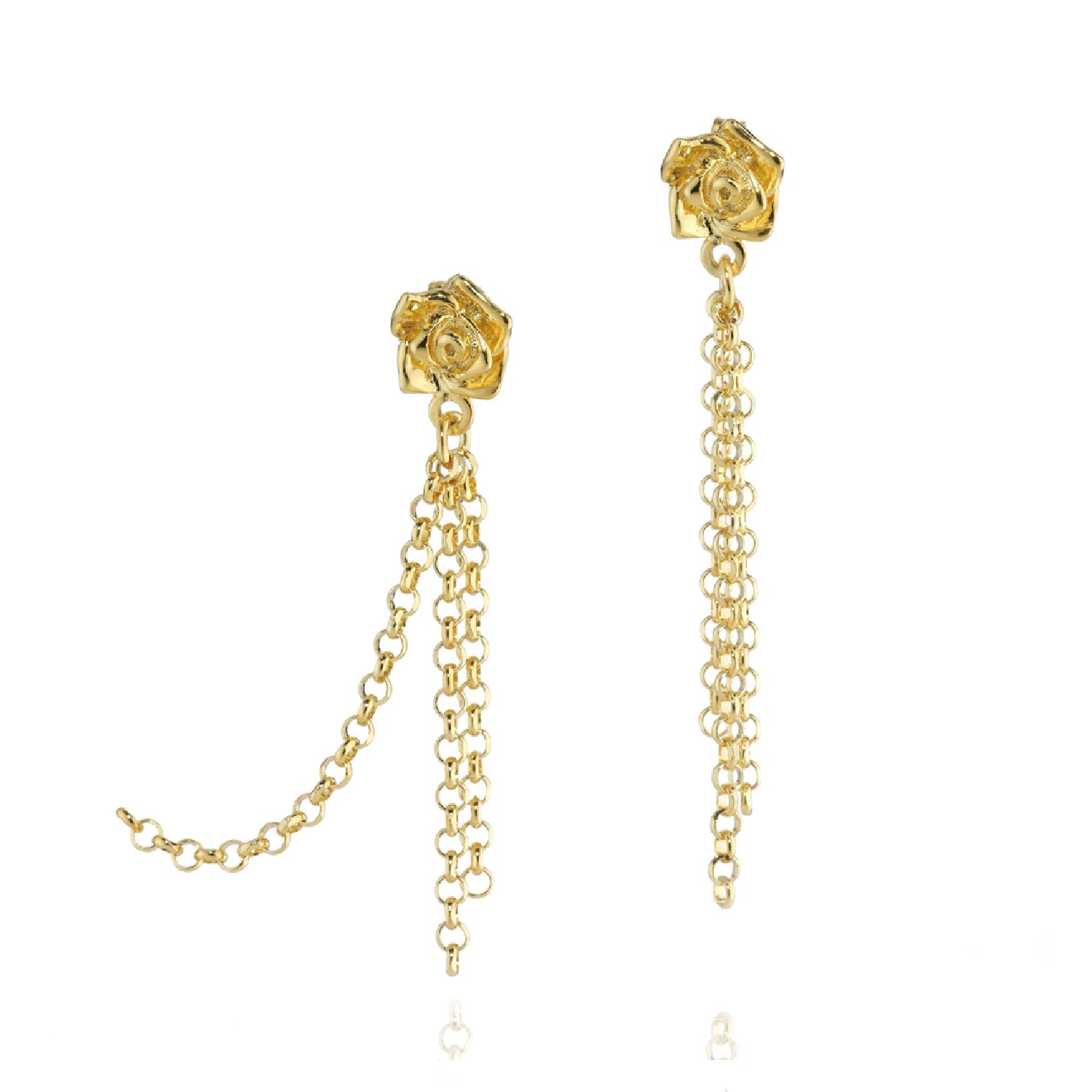 Shine Unaloe Earrings Gold-Plated