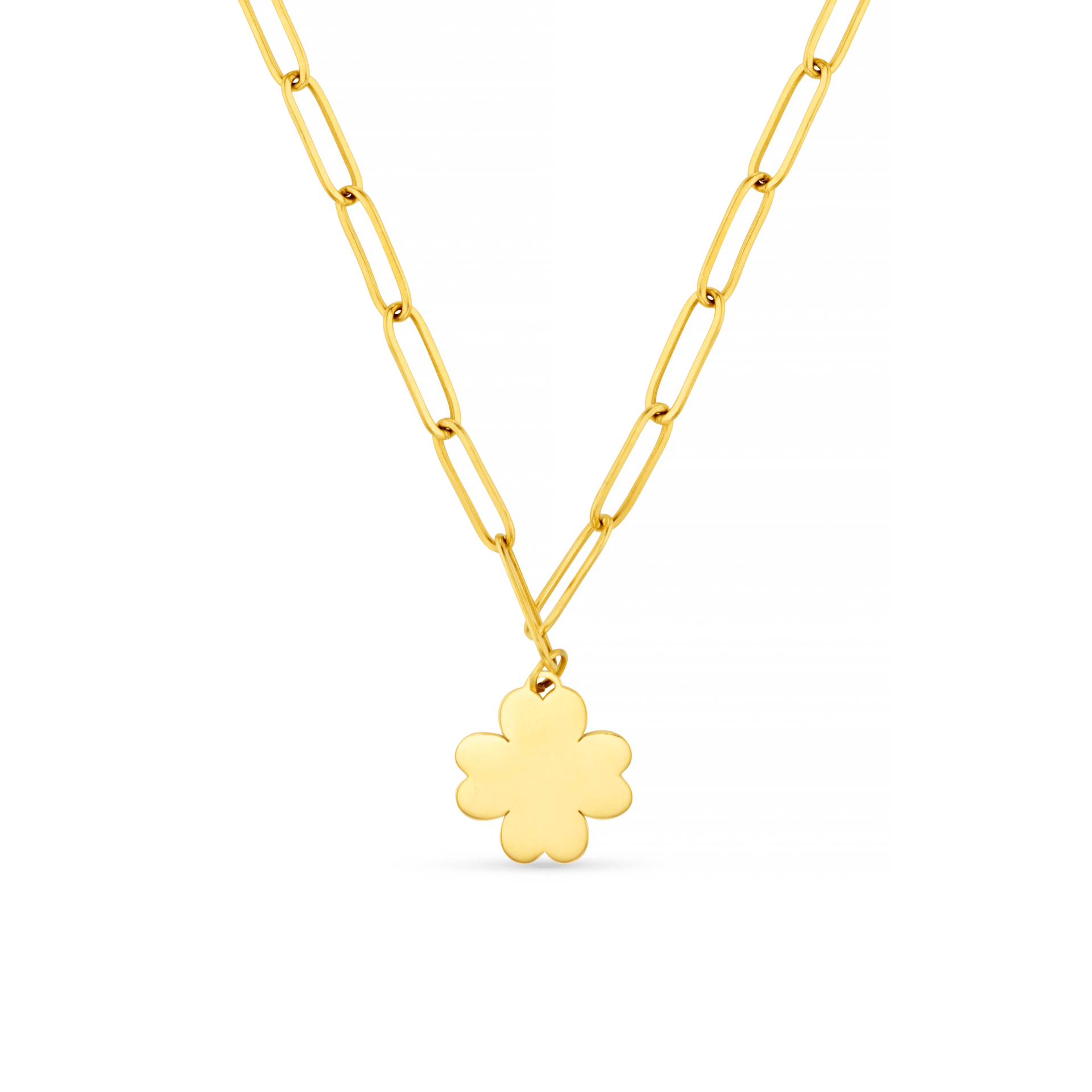 LUXE Polished Clover Necklace