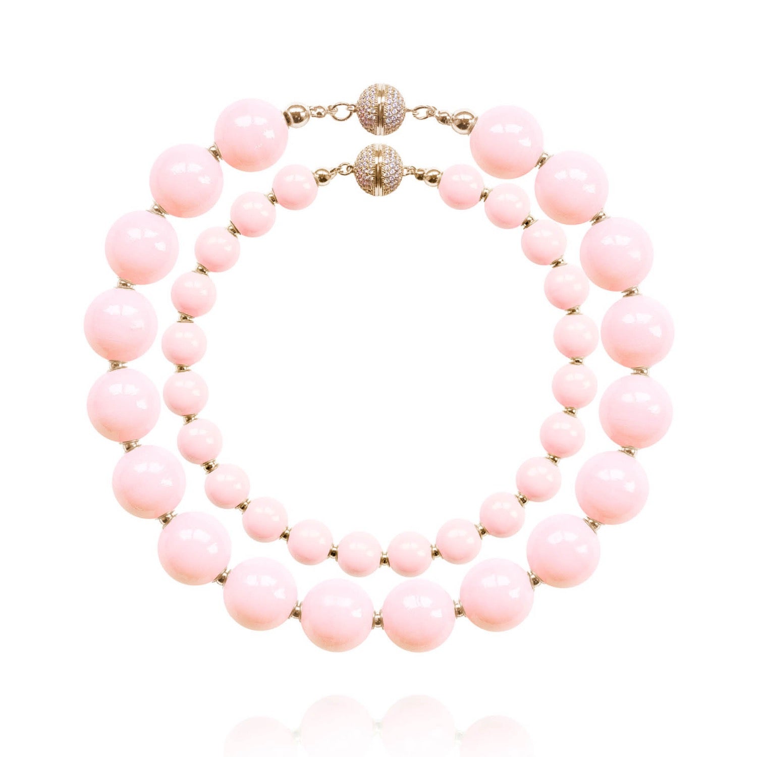 Siena Duo Necklaces In Ballet