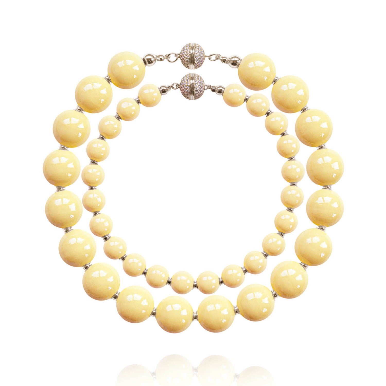 Siena Duo Necklaces In Buttercup