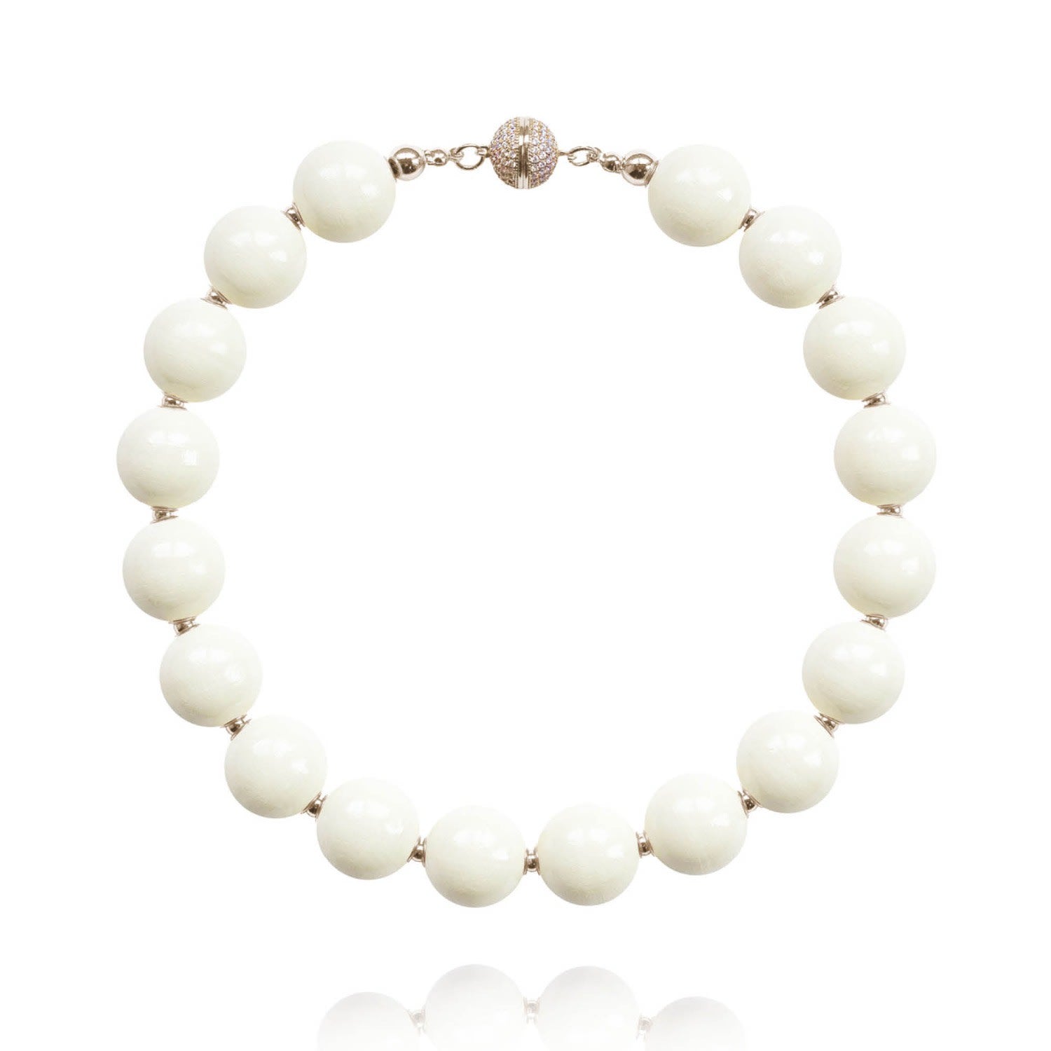 Siena Duo Necklaces In Creme