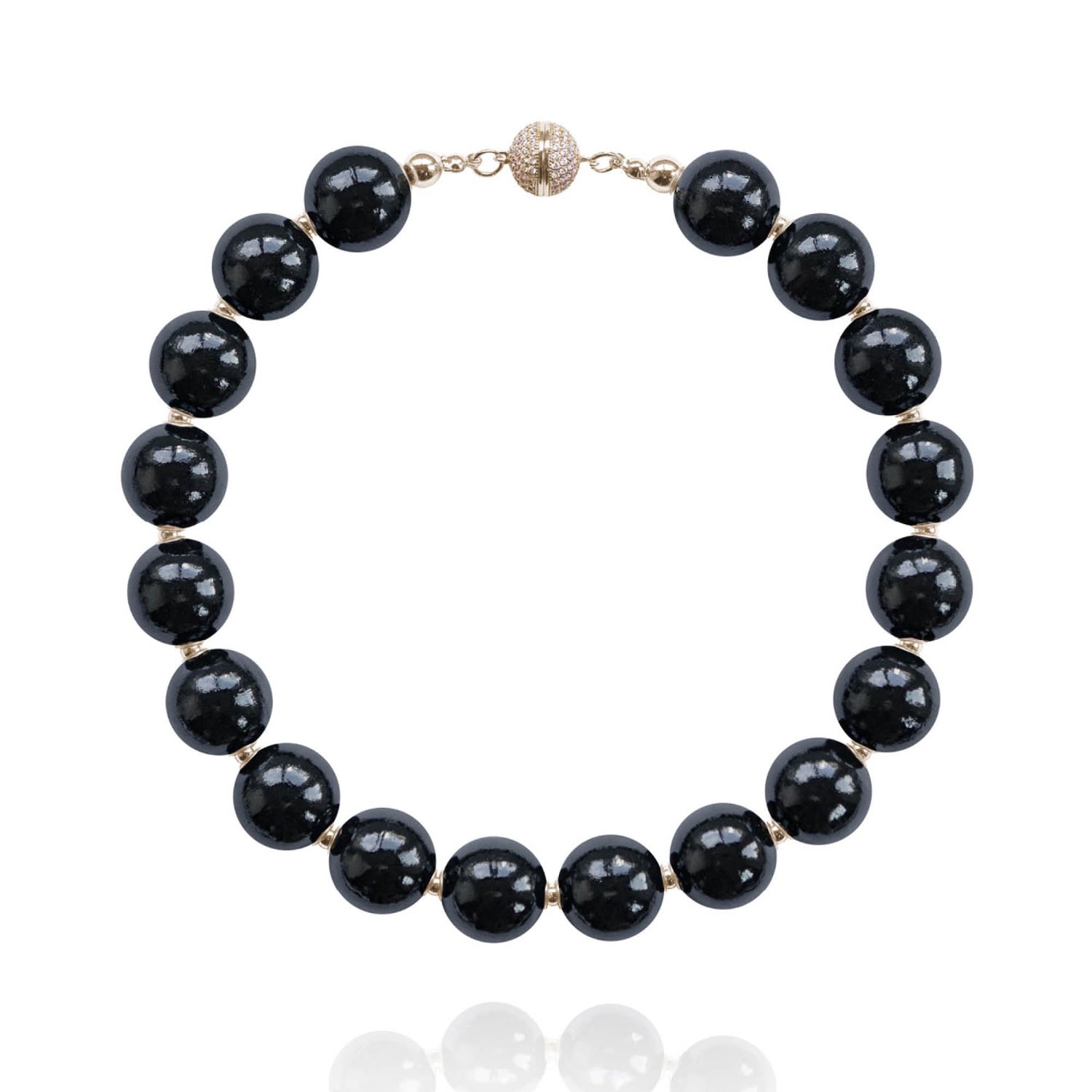 Siena Duo Necklaces In Raven