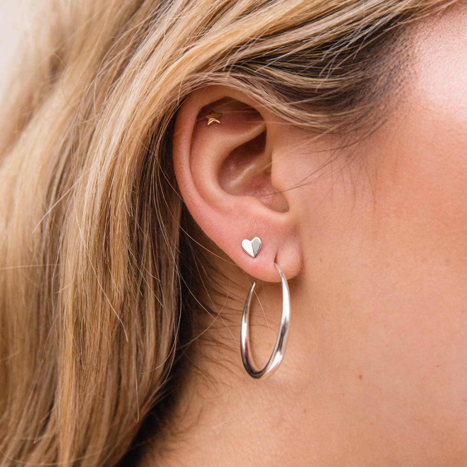 Signature Hera Hoops Silver