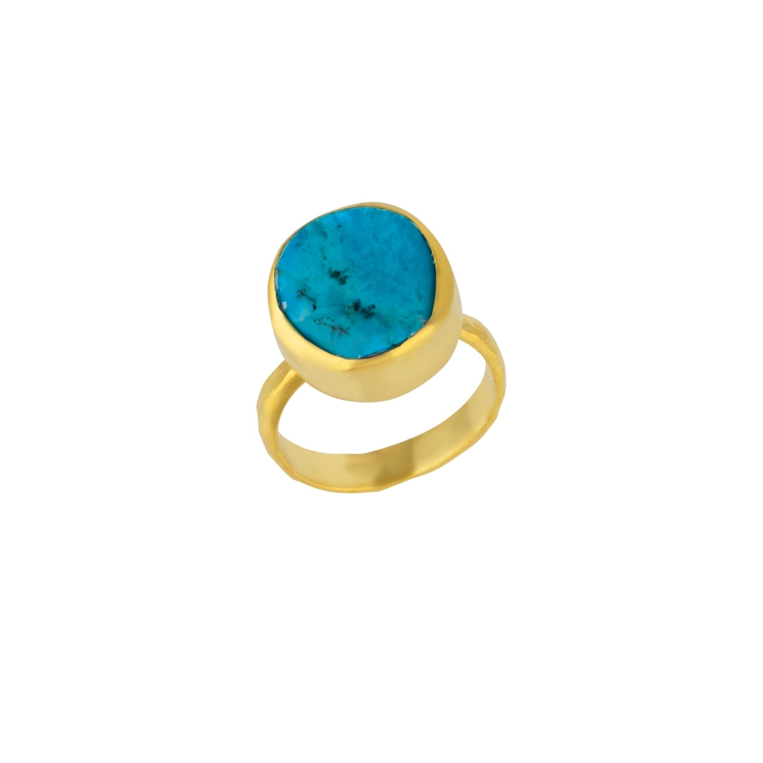 Signet Gold Turquoise Signet Ring