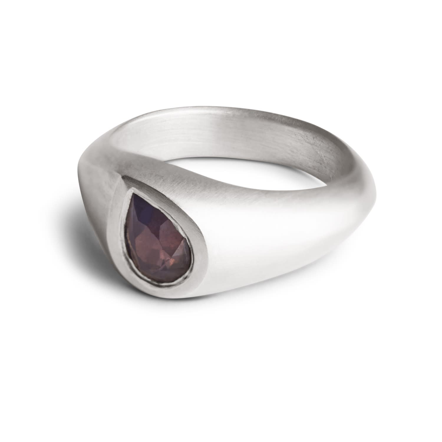 Signet Ring - Silver & Iolite