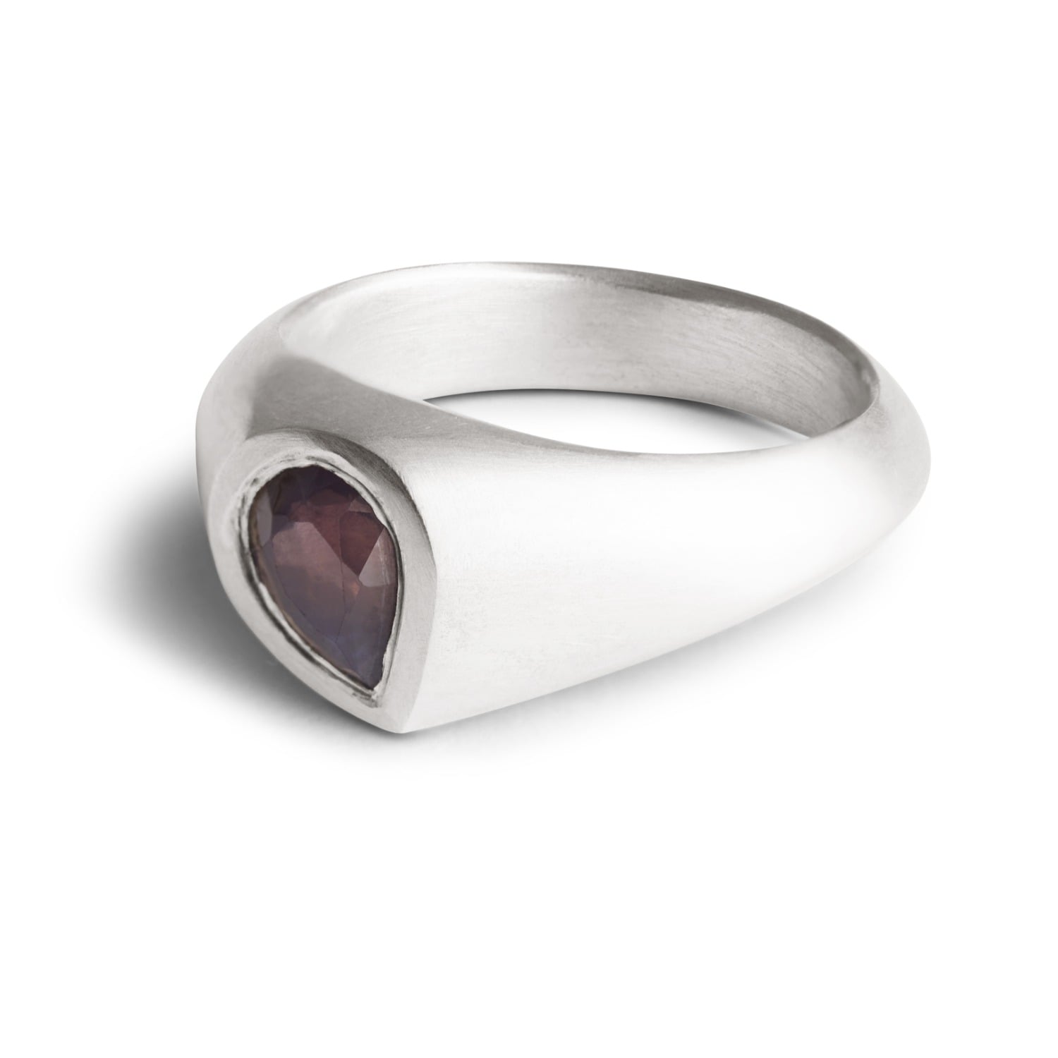 Signet Ring - Silver & Iolite