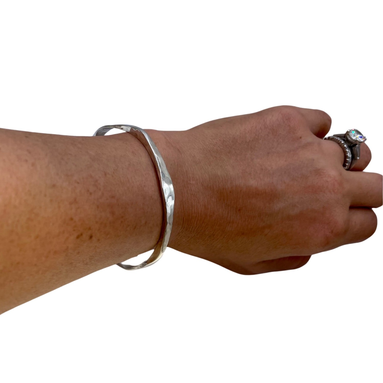 Silver Bangle Bracelet