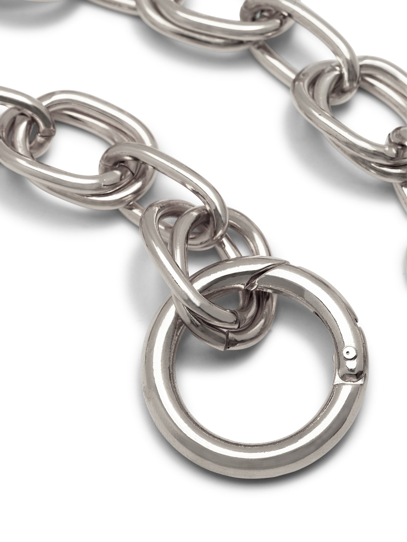 Silver Billie Every-Other Chain Necklace