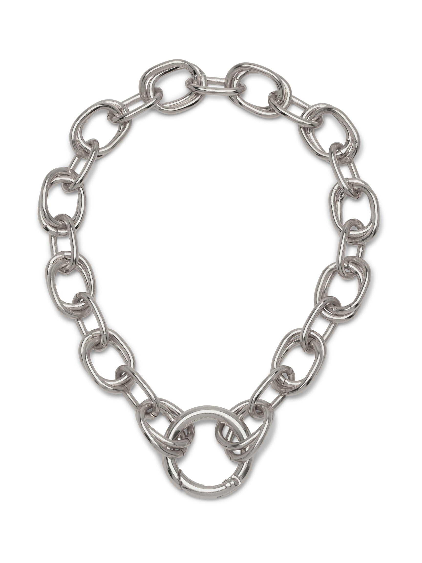 Silver Billie Every-Other Chain Necklace