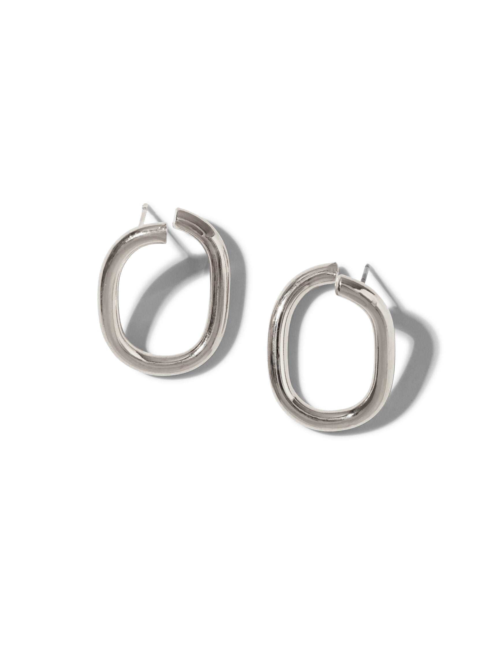 Silver Billie Stud Post Earrings