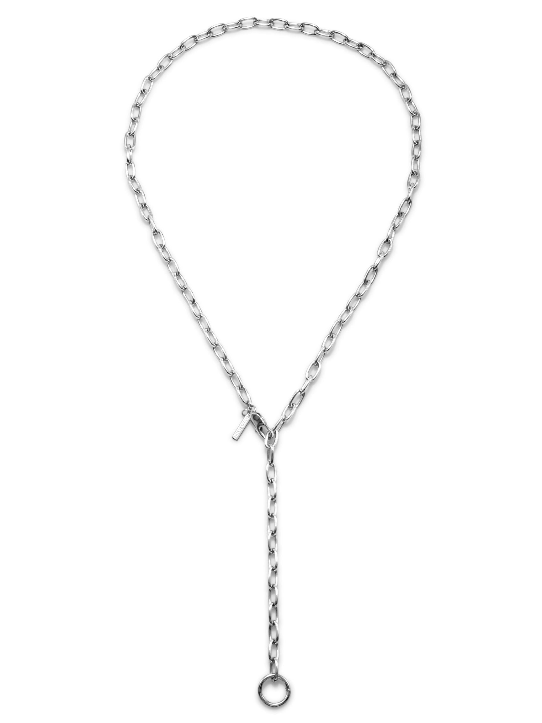 Silver Chain Reaction Necklace