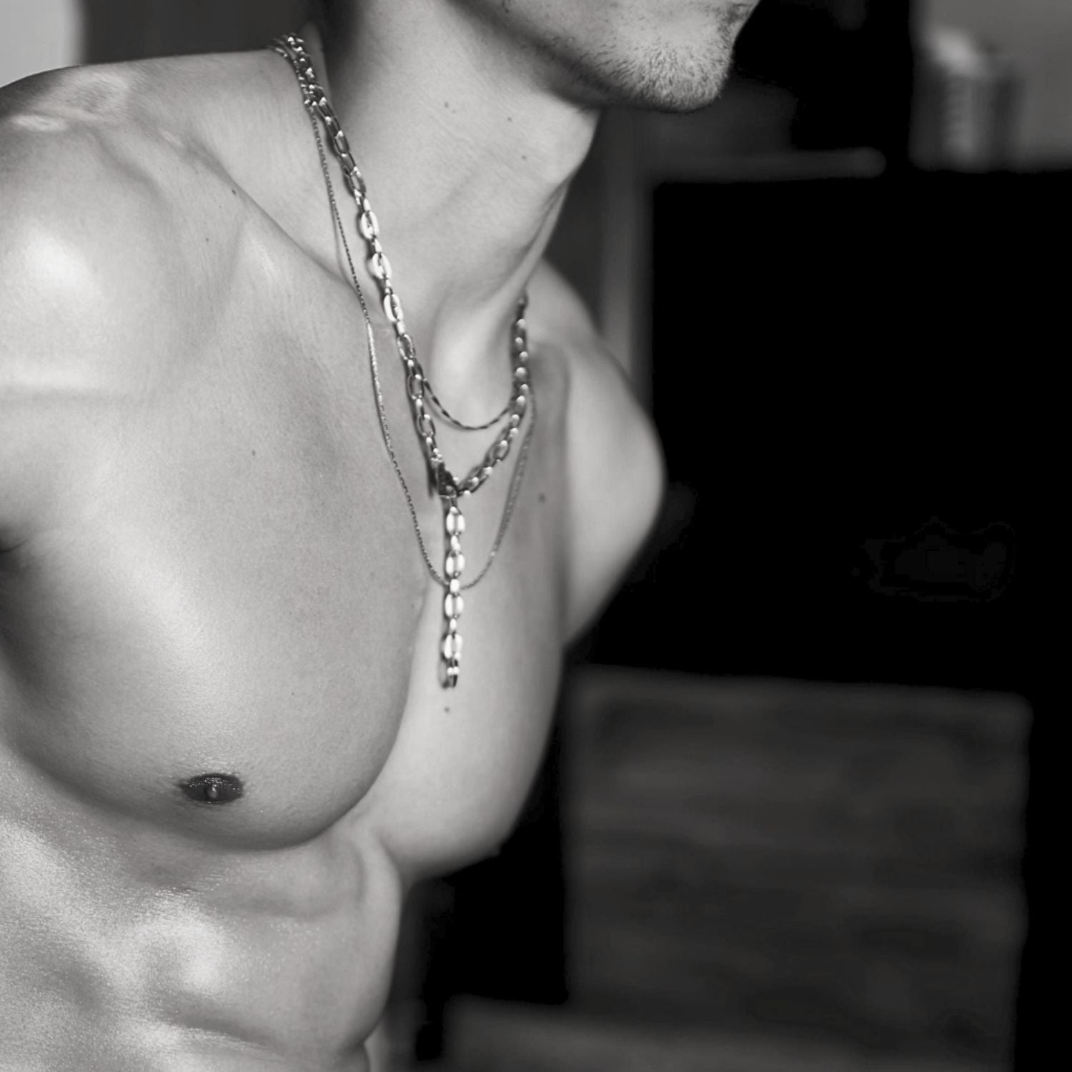 Silver Chain Reaction Necklace