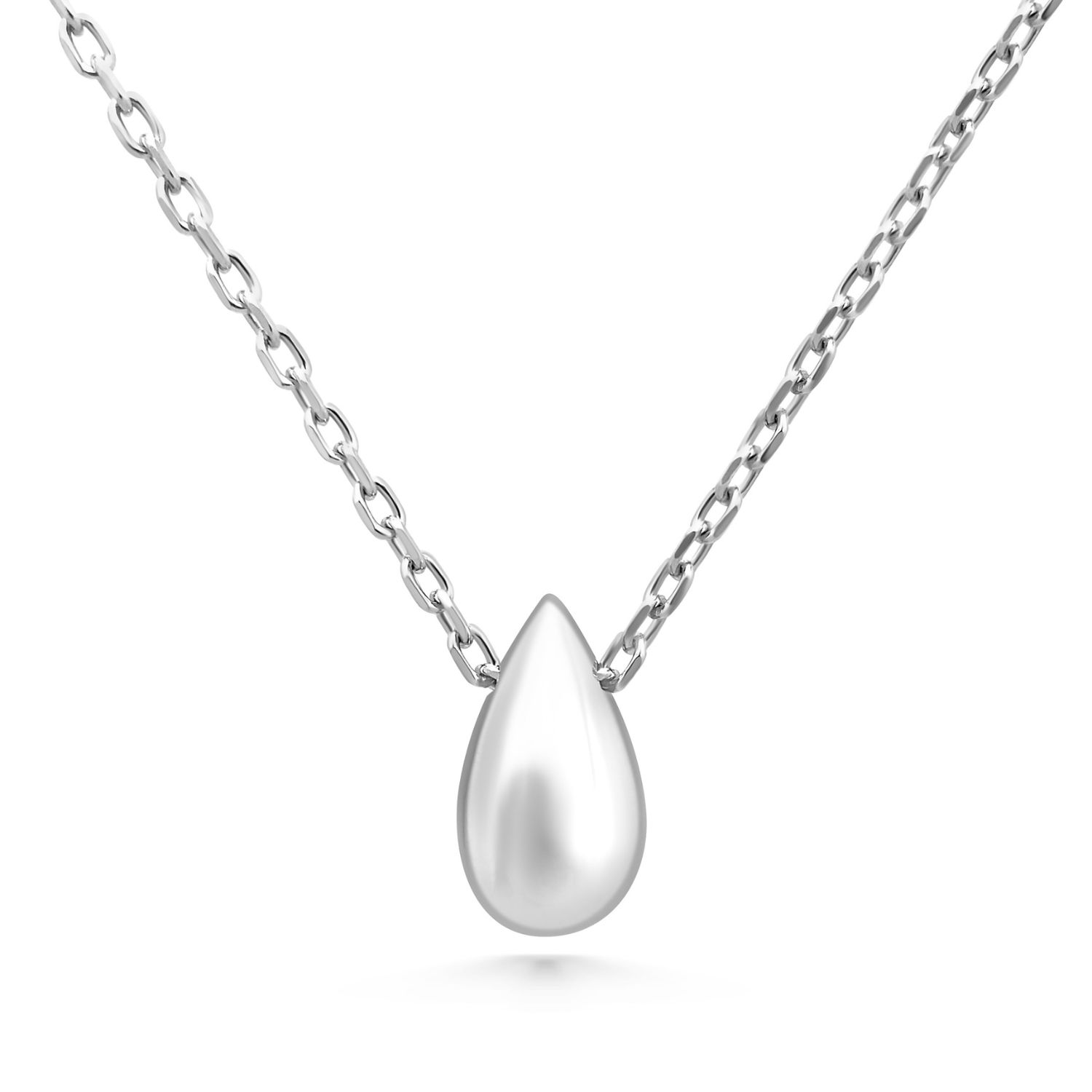 Silver Drop Necklace