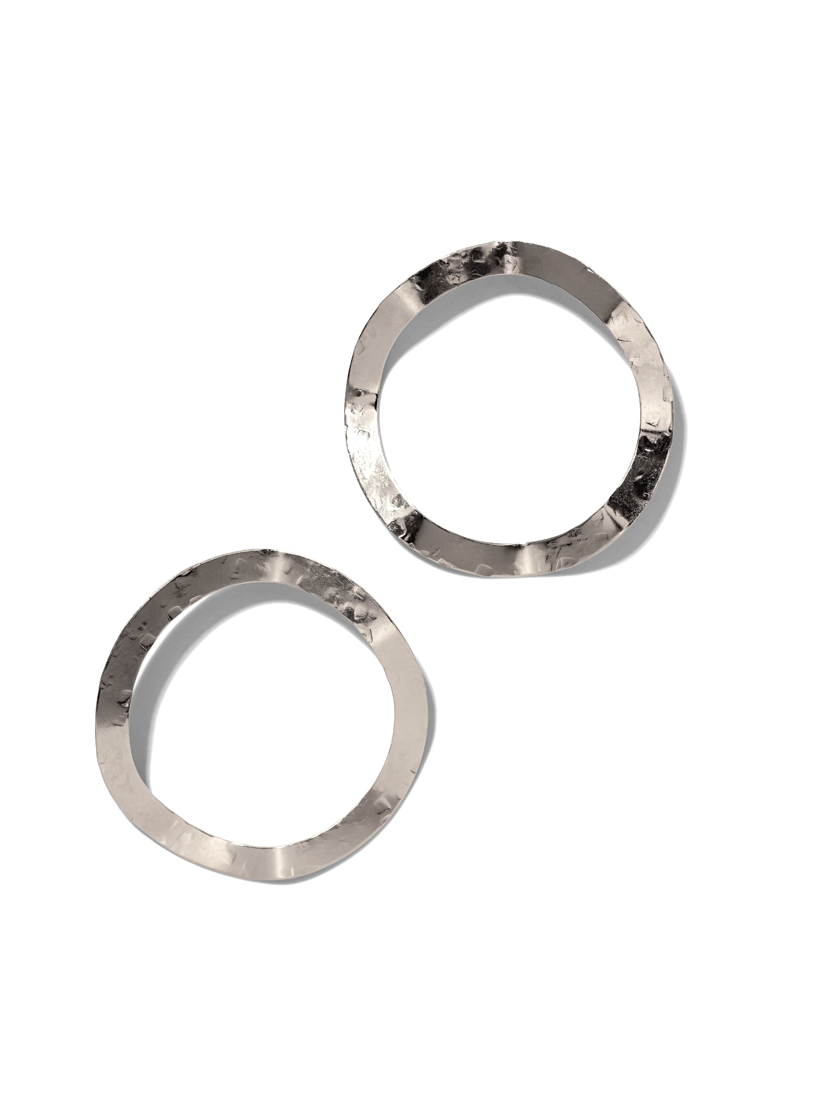 Silver Duet Post Earrings