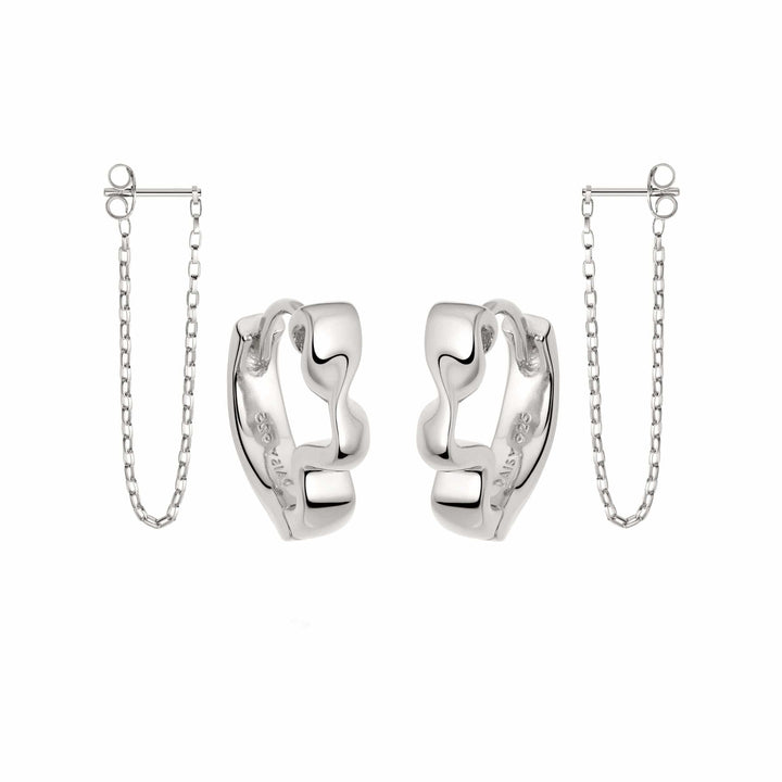 silver-flow-chain-earring-set-sterling-silver-daisy-london