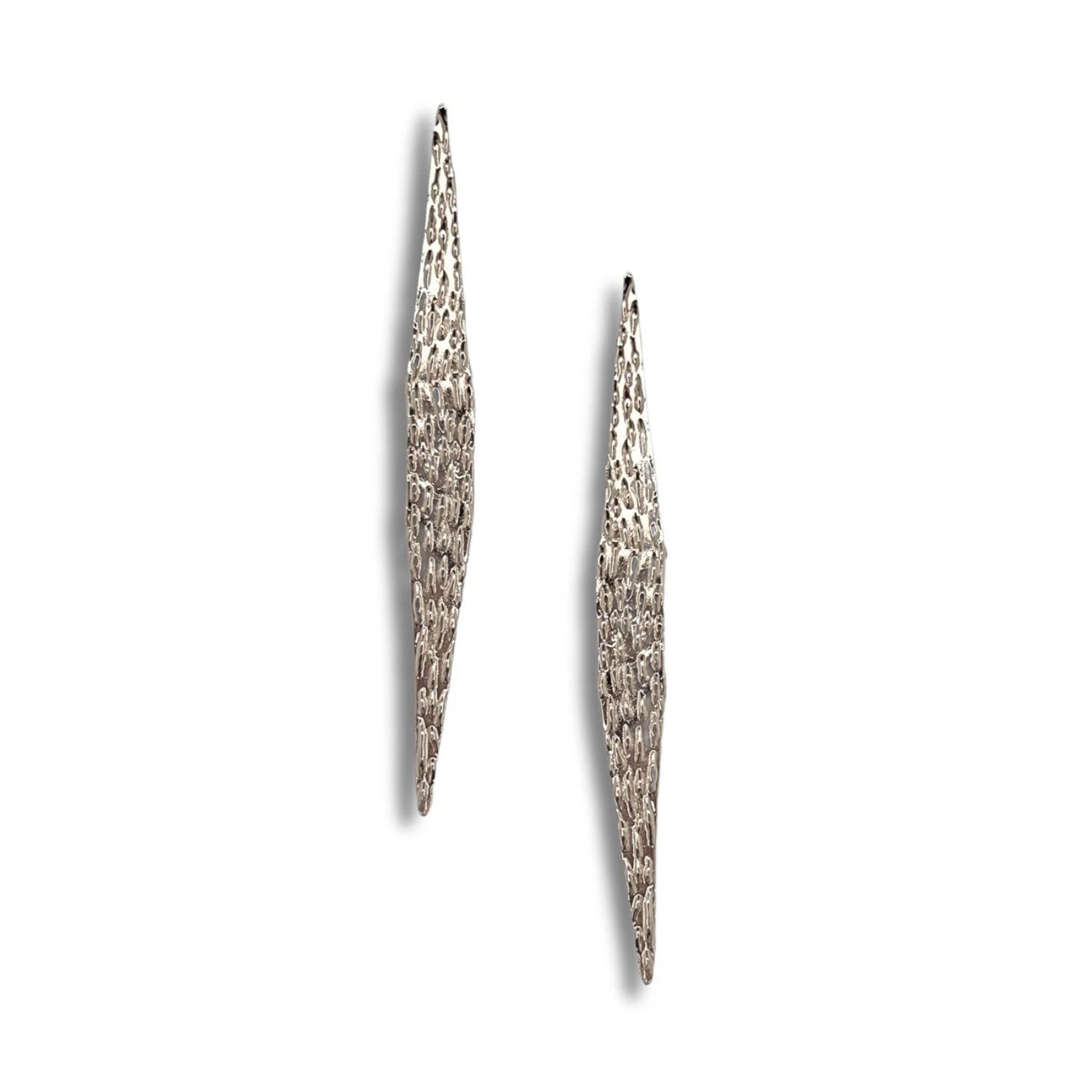 Silver Gold Jaguaretê Earrings