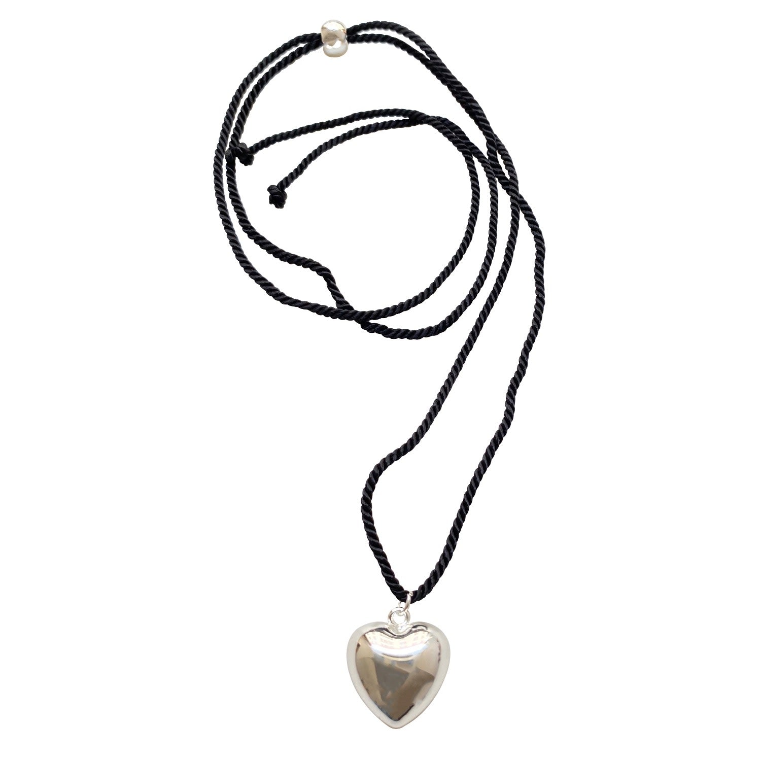Silver Heart Necklace Mia